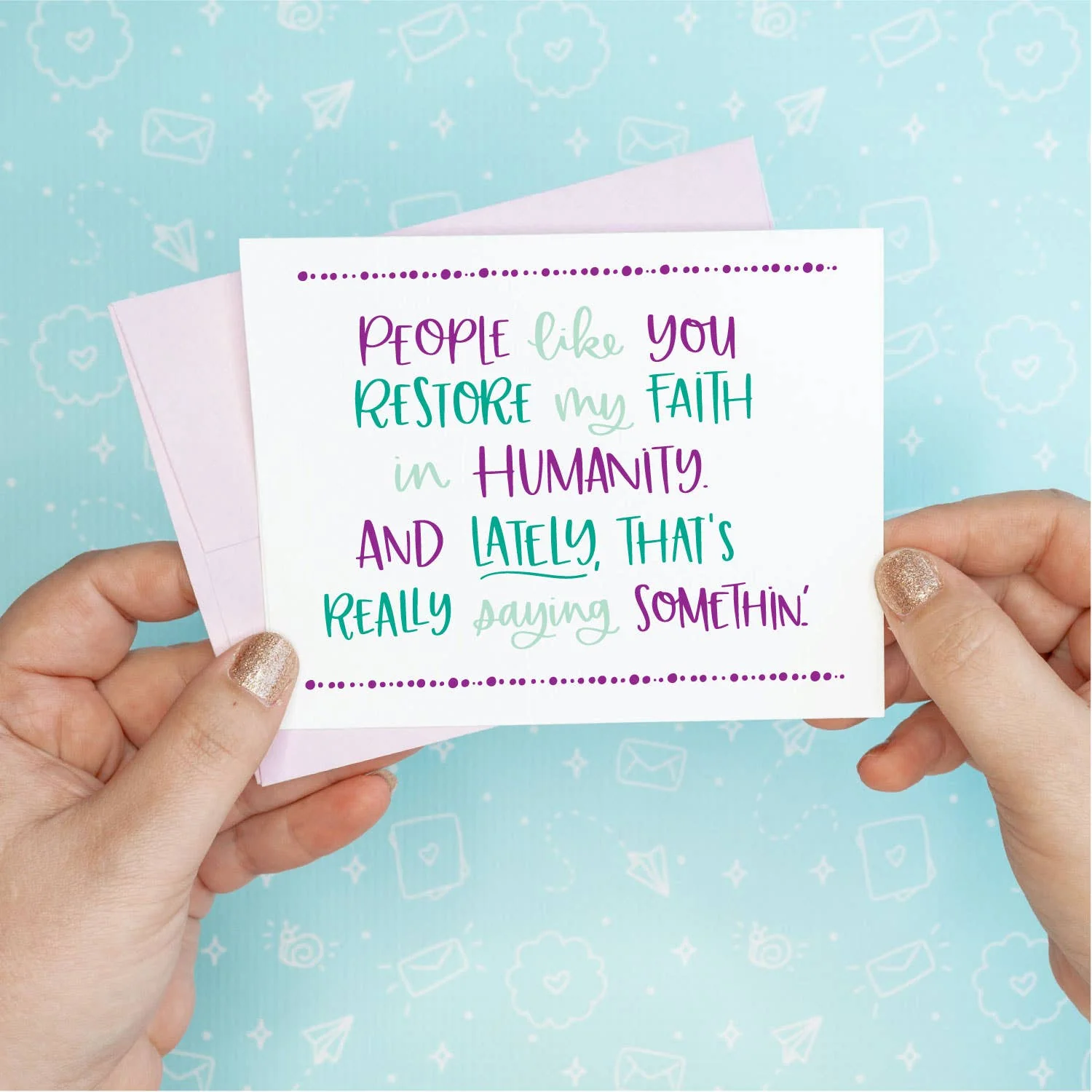 Humanity Funny Greeting Card