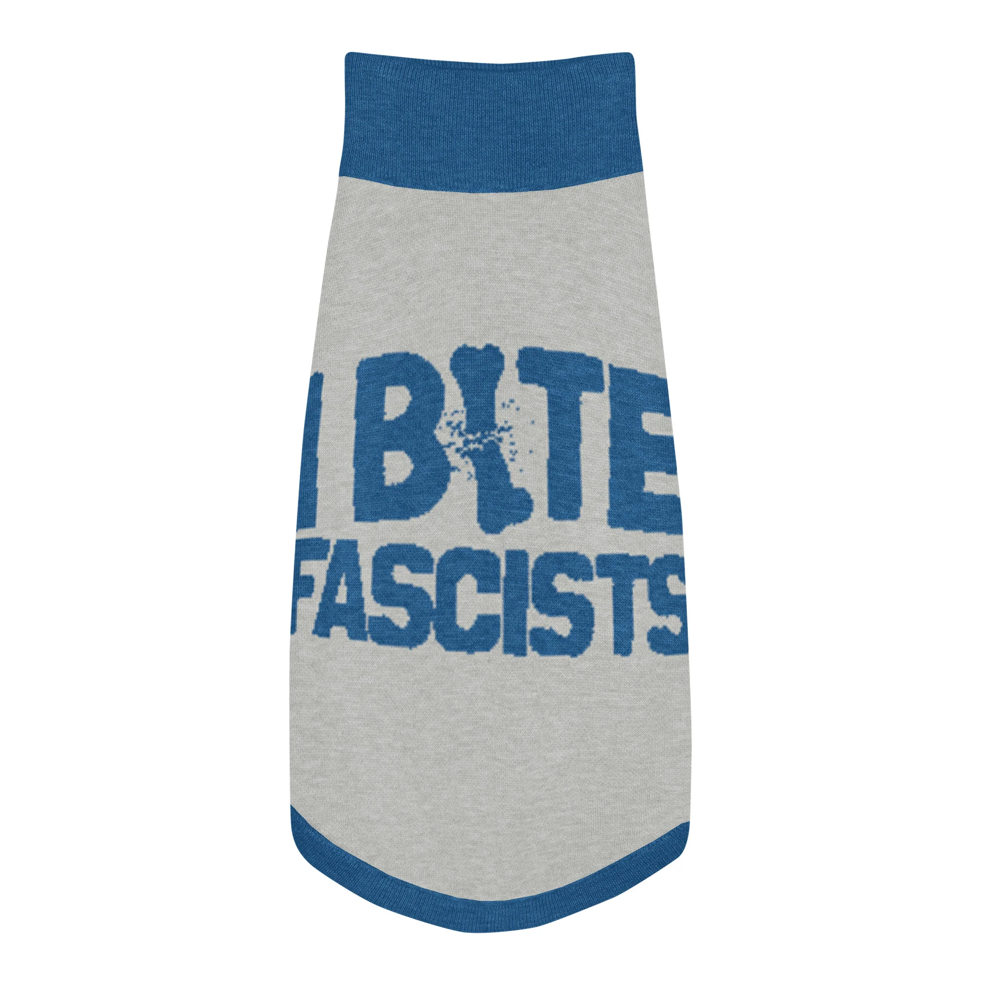I Bite Fascists Knitted Pet Sweater - Image 11