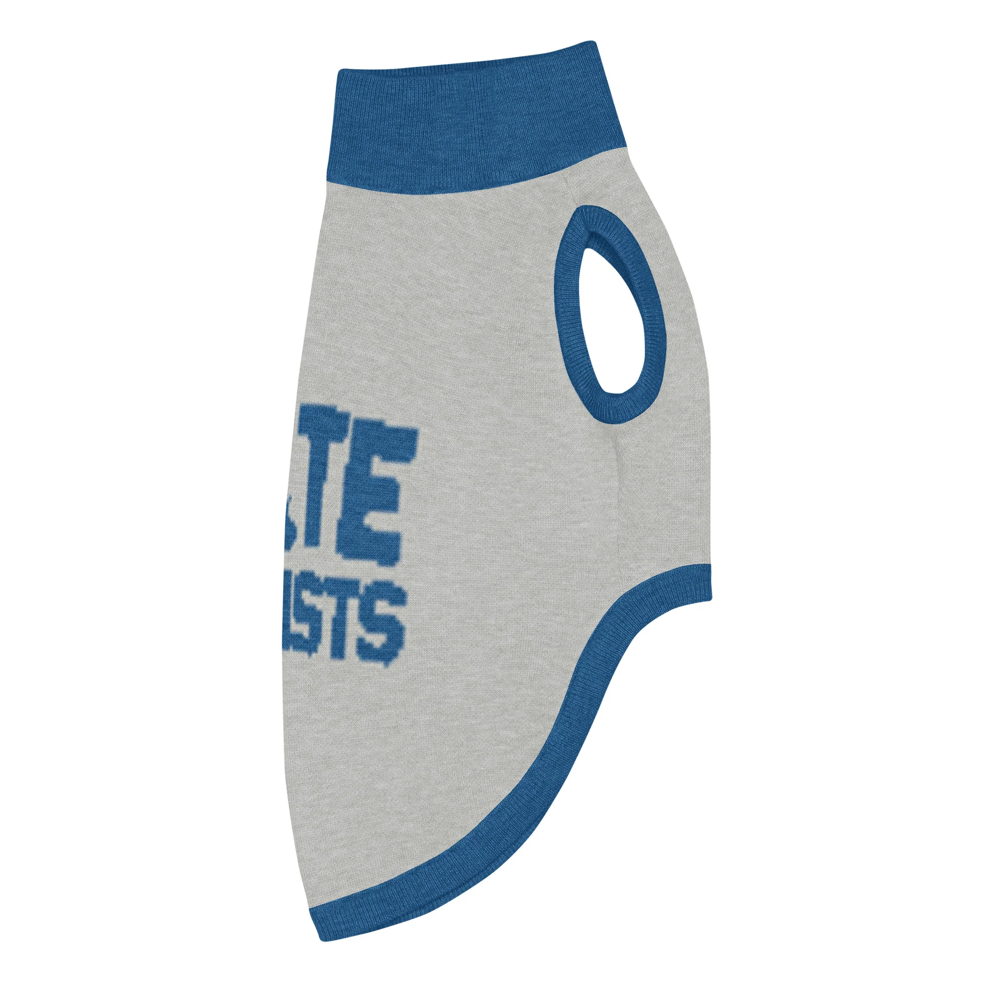 I Bite Fascists Knitted Pet Sweater - Image 4