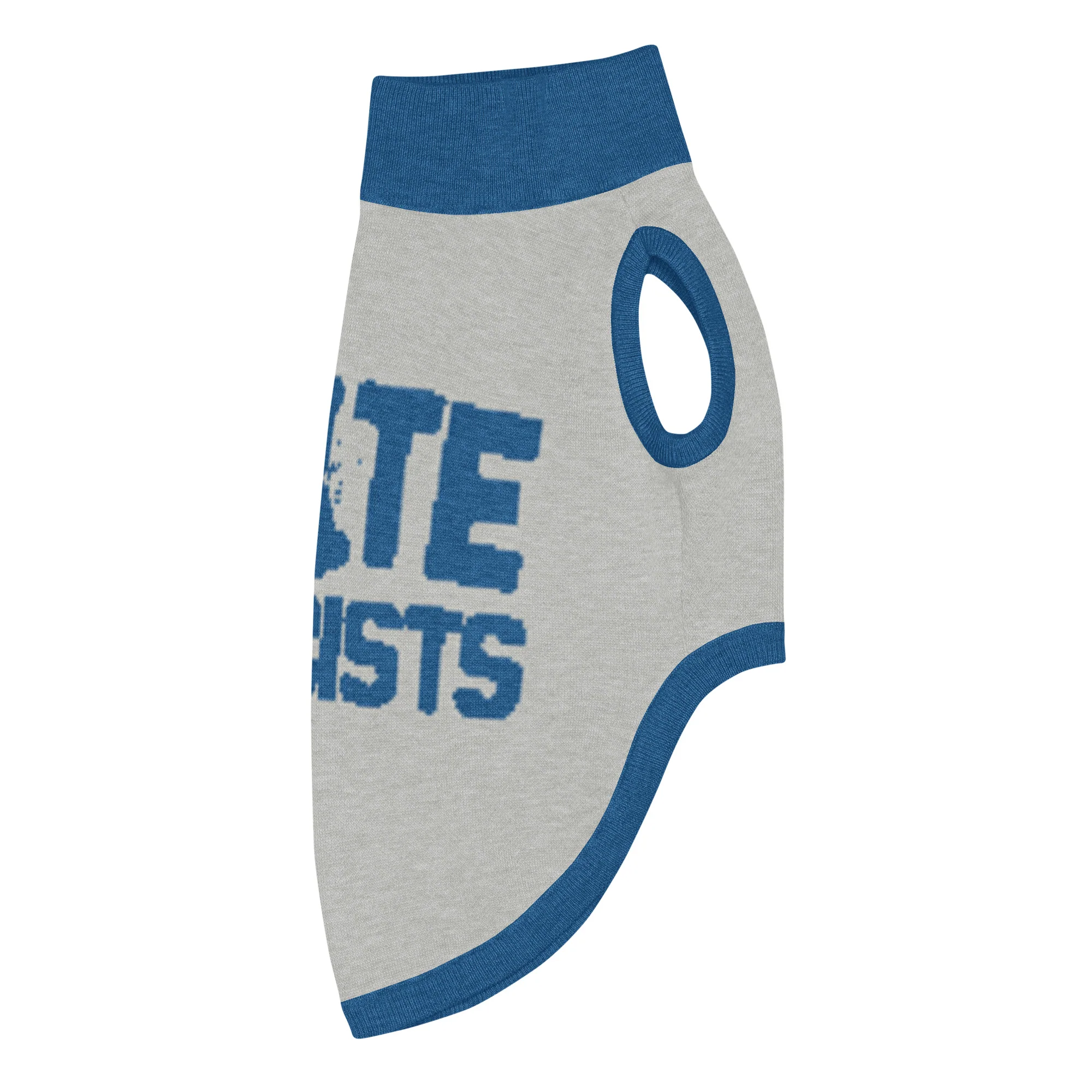 I Bite Fascists Knitted Pet Sweater - Image 7