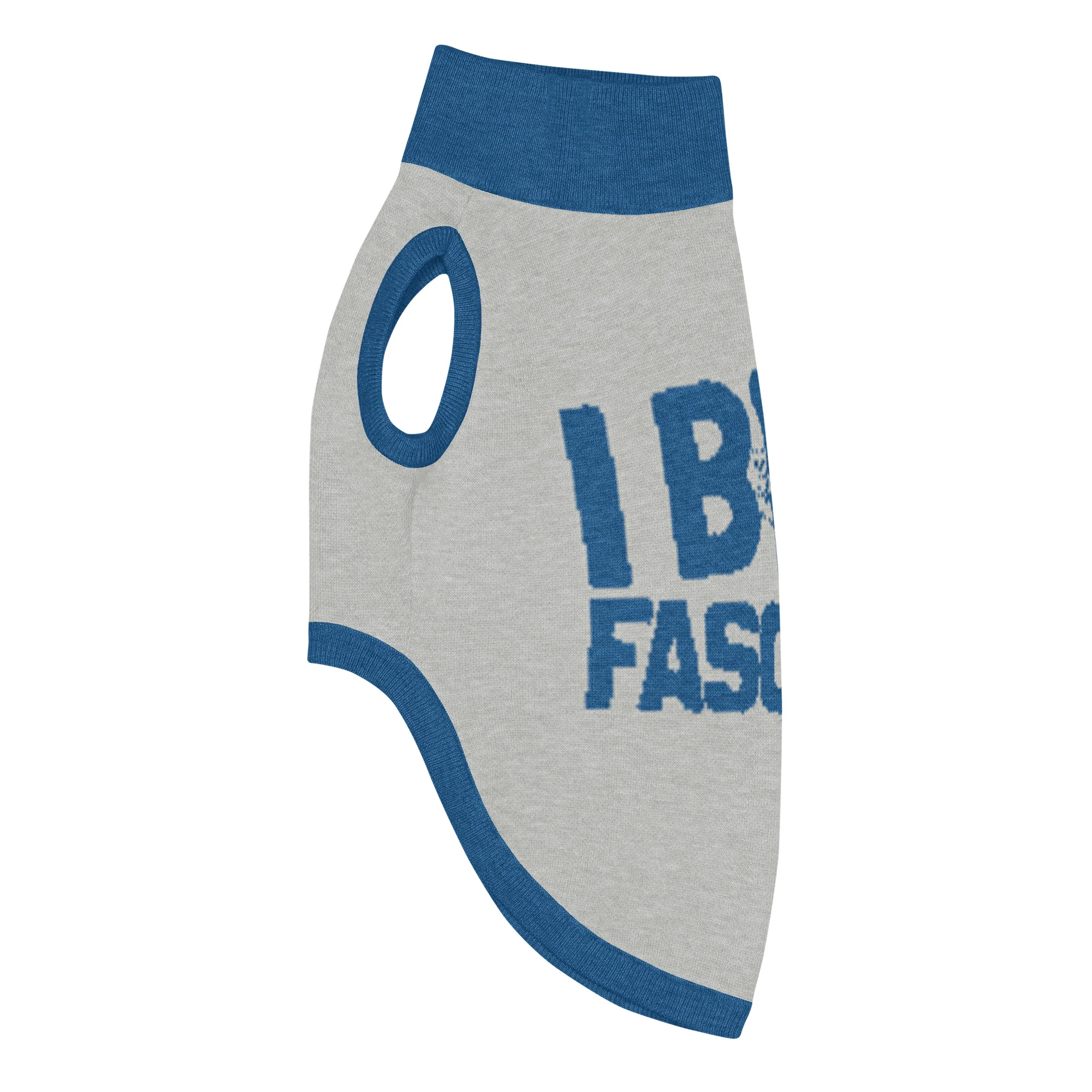 I Bite Fascists Knitted Pet Sweater - Image 9