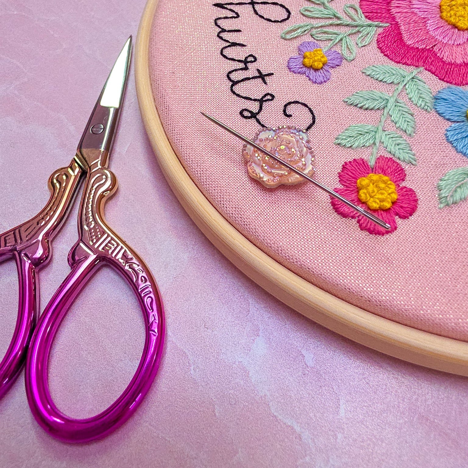 I'm tired and everything hurts Embroidery Kit - Beginner Friendly - Image 2