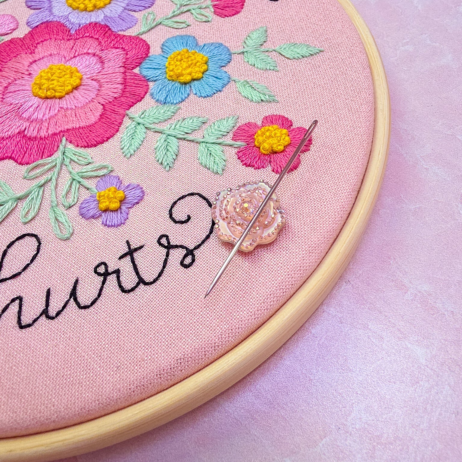 I'm tired and everything hurts Embroidery Kit - Beginner Friendly - Image 6