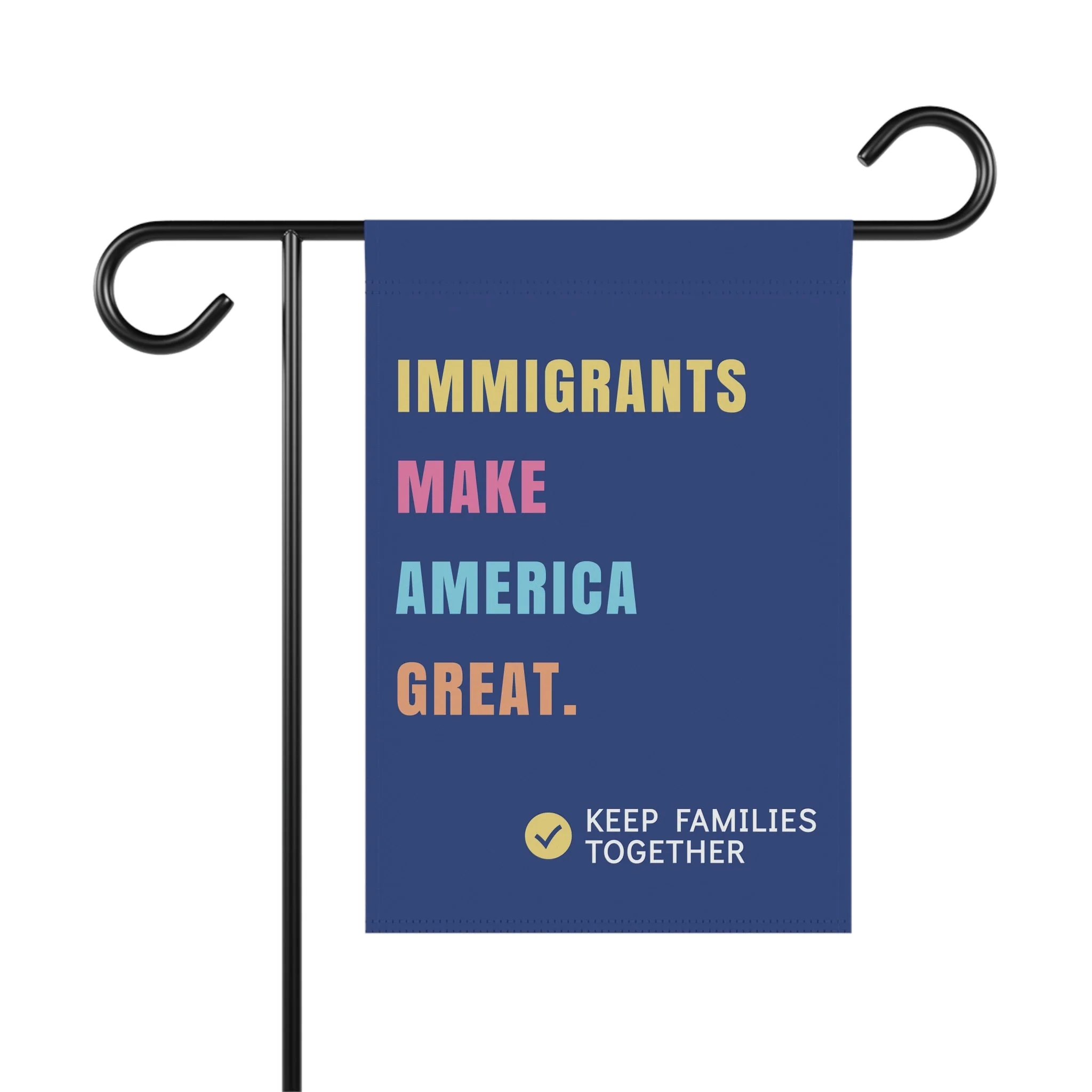 Immigrants Make America Great Garden Flag - Image 4