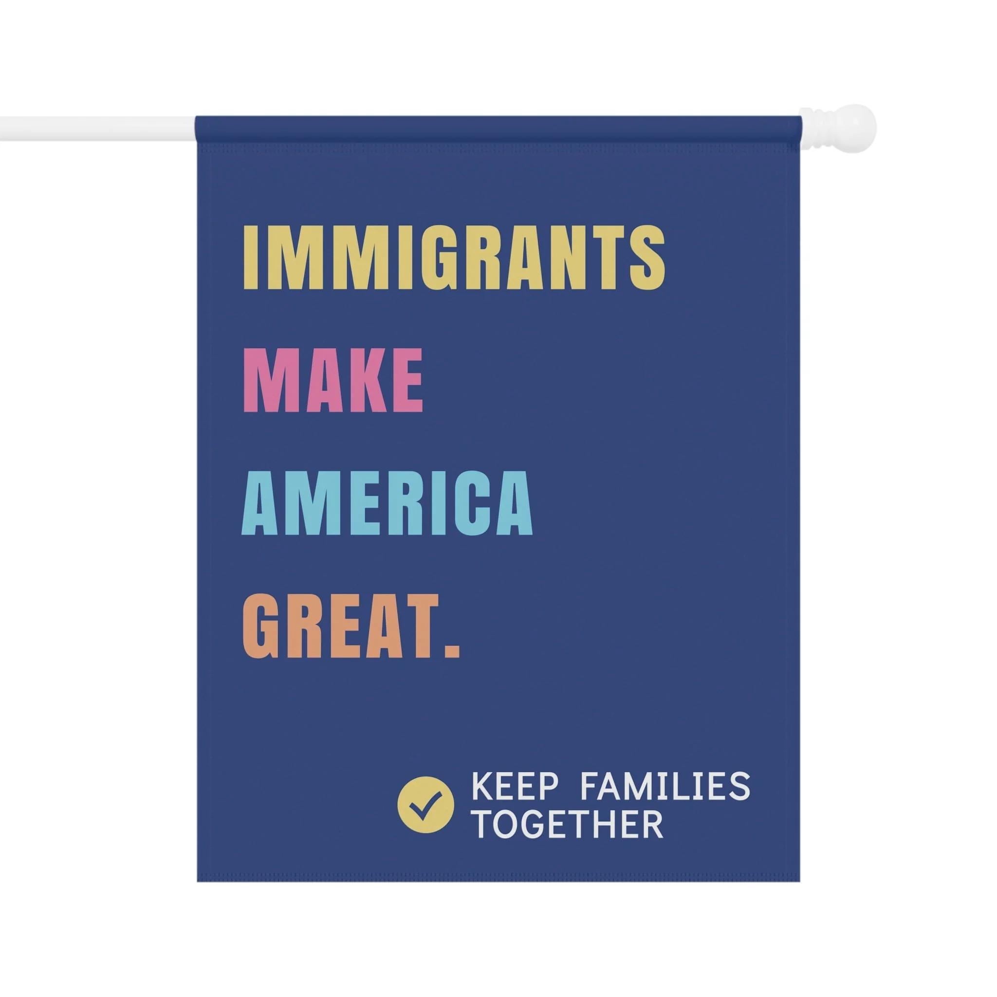 Immigrants Make America Great Garden Flag - Image 5