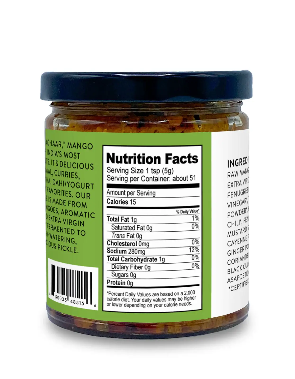 Indian Raw Mango Pickle - Limited Edition, Seasonal - 9 oz - Image 4