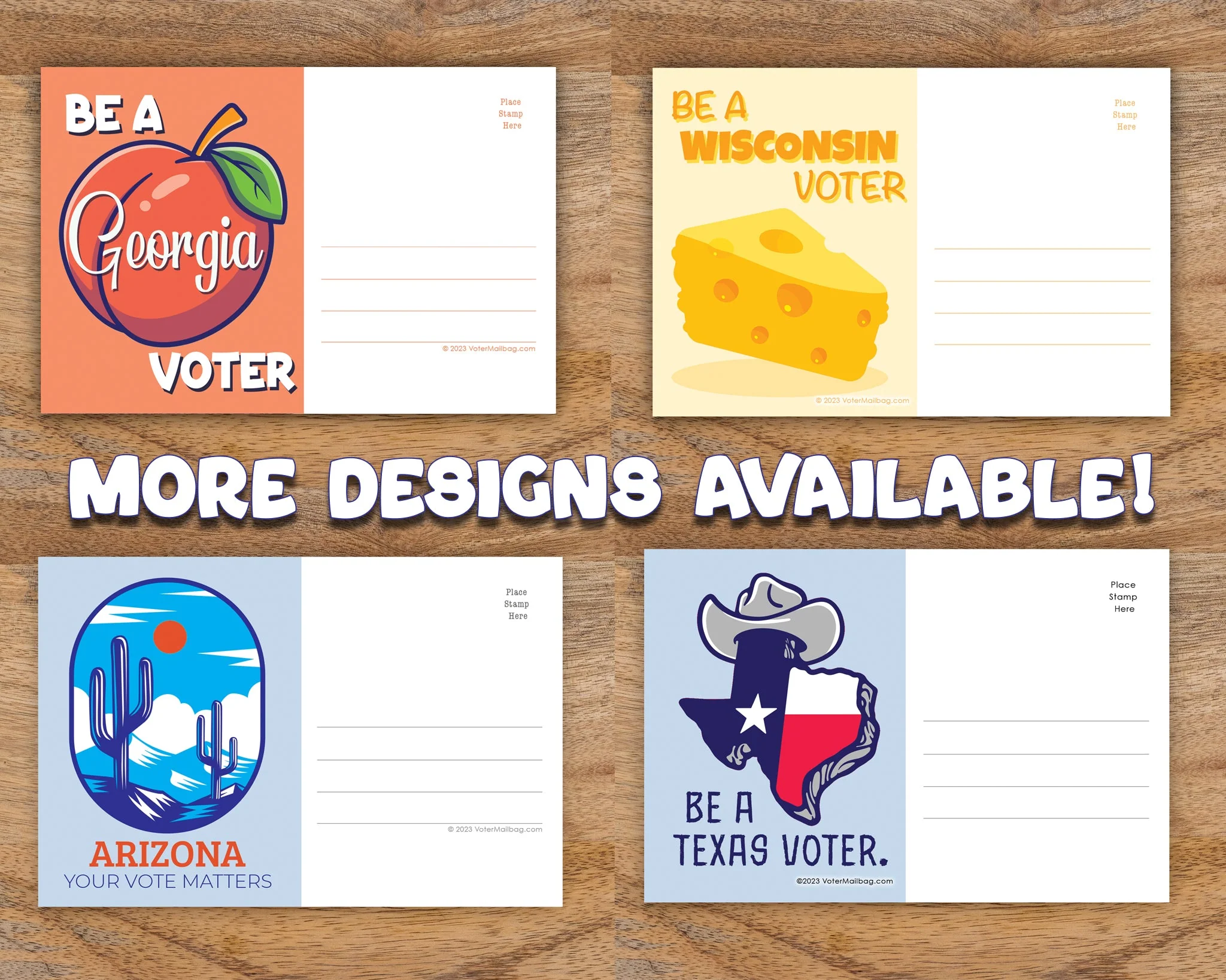 Iowa Voter Postcards - Blank 4x6 Voter Postcards - Image 5