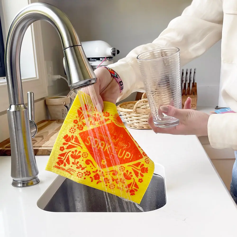 It's a Beautiful Day Soak iT Up! Eco-friendly Swedish Dishcloth Reusable - Soak iT Up - Image 2