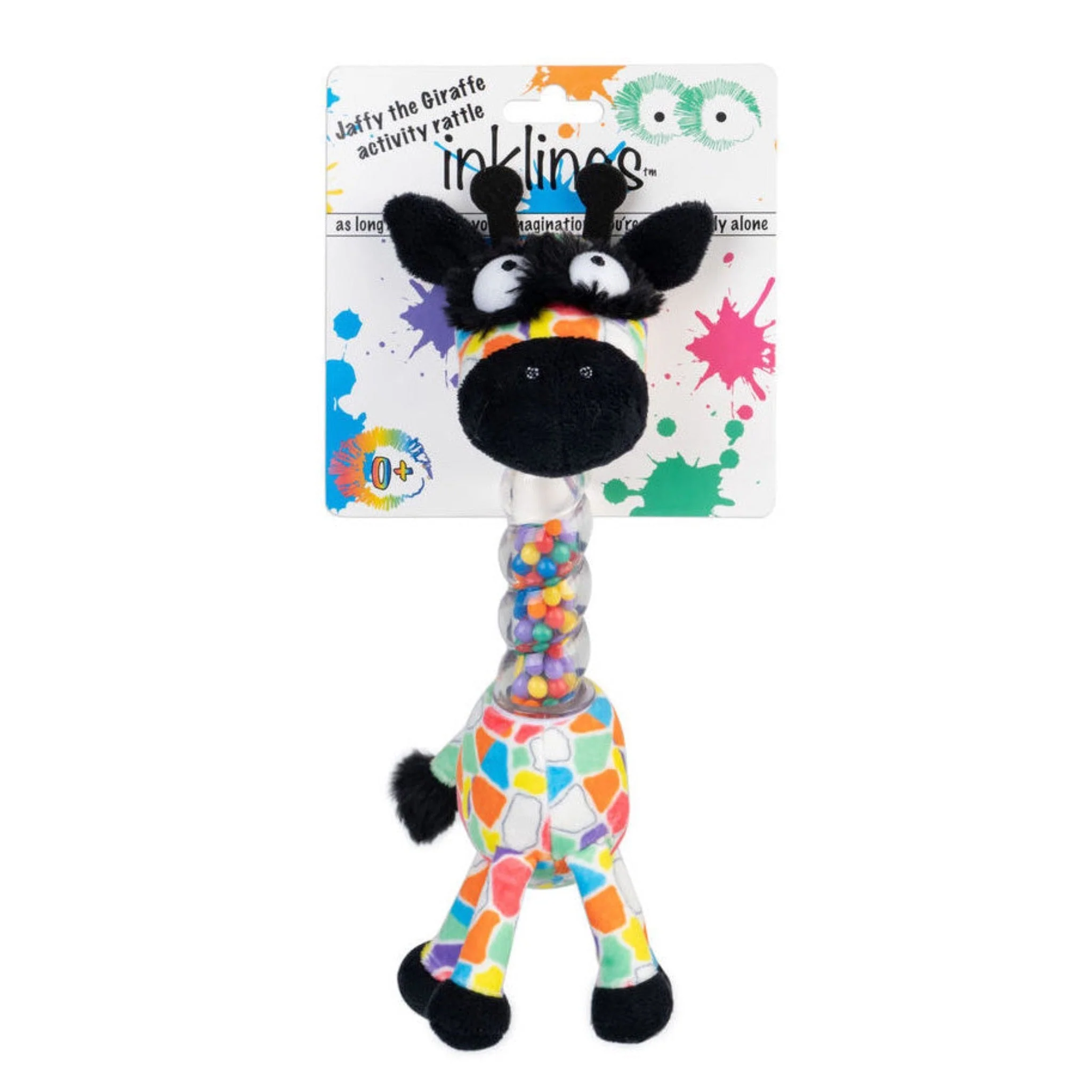Jaffy the Fringe Footed Giraffe Hand Rattle Jingle Jangle Activity Toy - Image 10