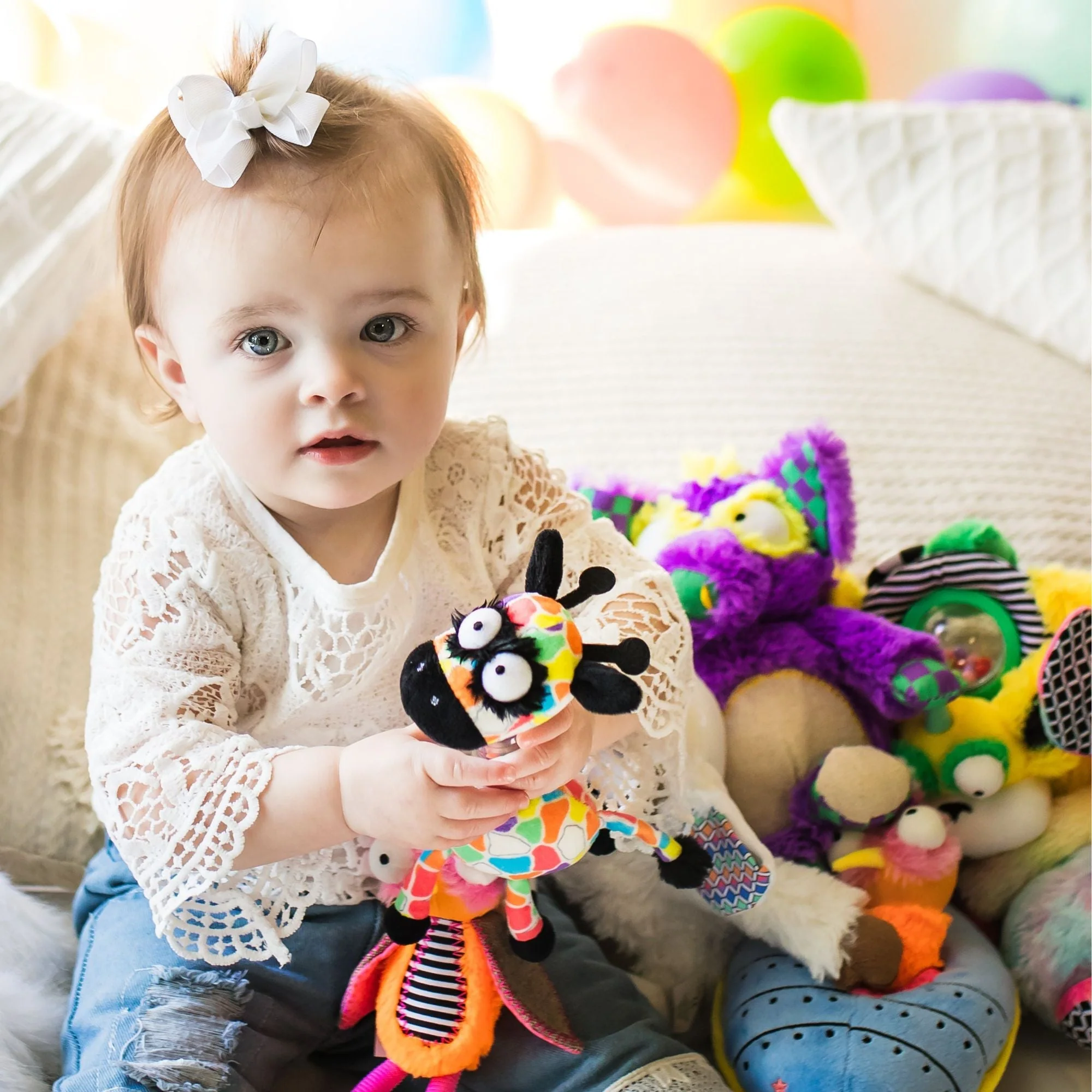 Jaffy the Fringe Footed Giraffe Hand Rattle Jingle Jangle Activity Toy - Image 7