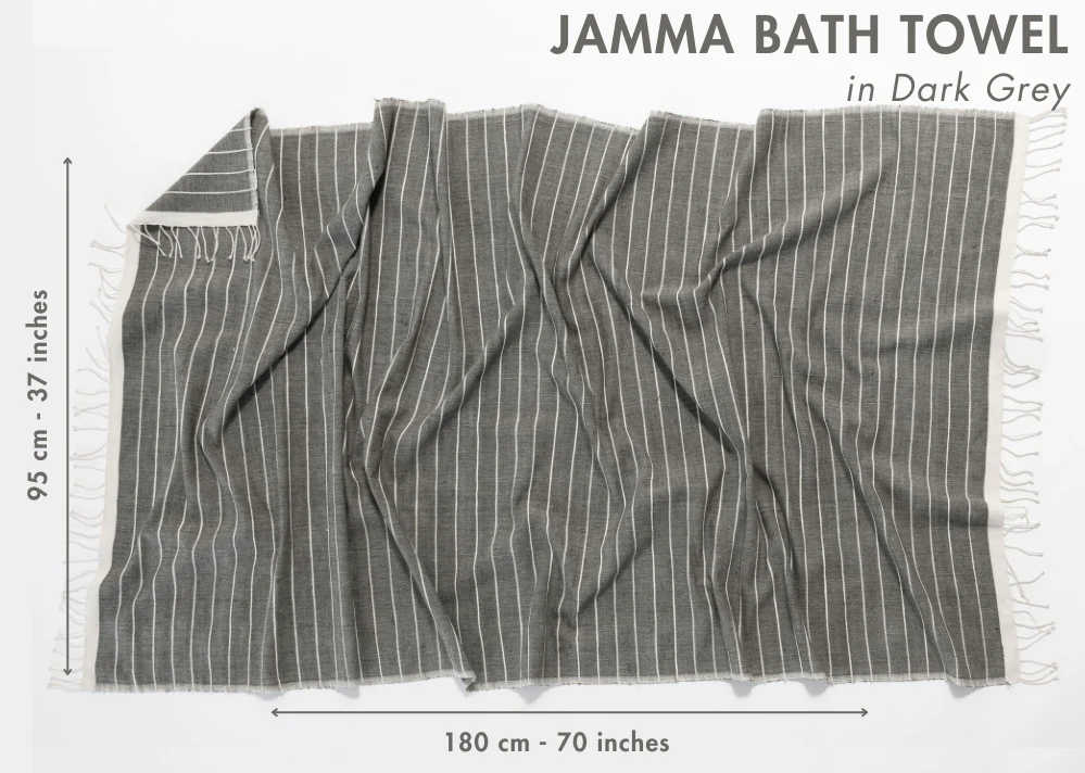 Jamma Handwoven Ethiopian Cotton Bath Towel - Image 6
