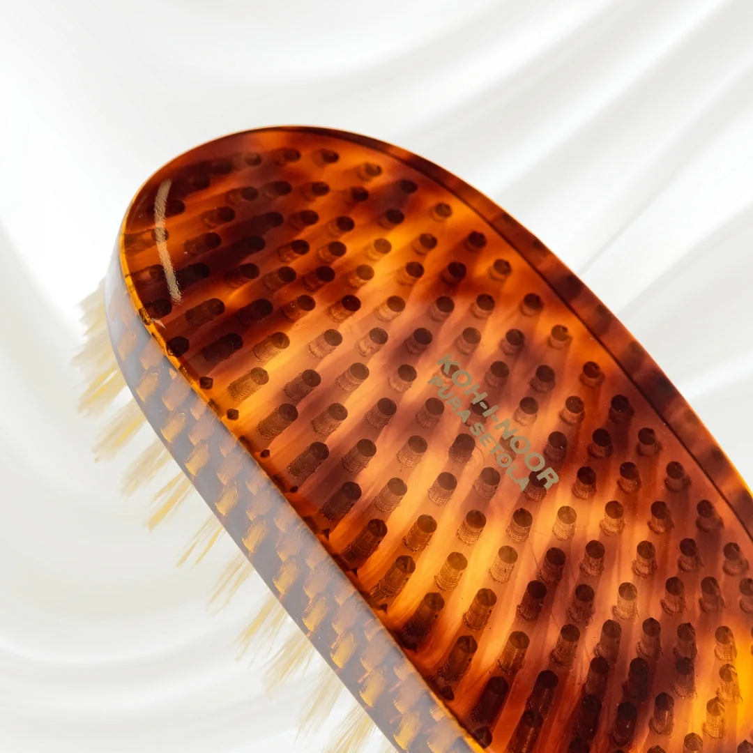 Jaspè Military Natural Bristle Brush - Men's Hair & Beard Grooming - Image 3