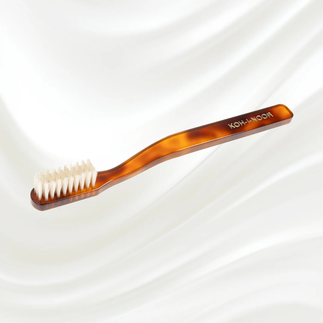 Jaspè Natural Bristle Toothbrush - Eco-Friendly Cellulose Acetate Handle - Image 2