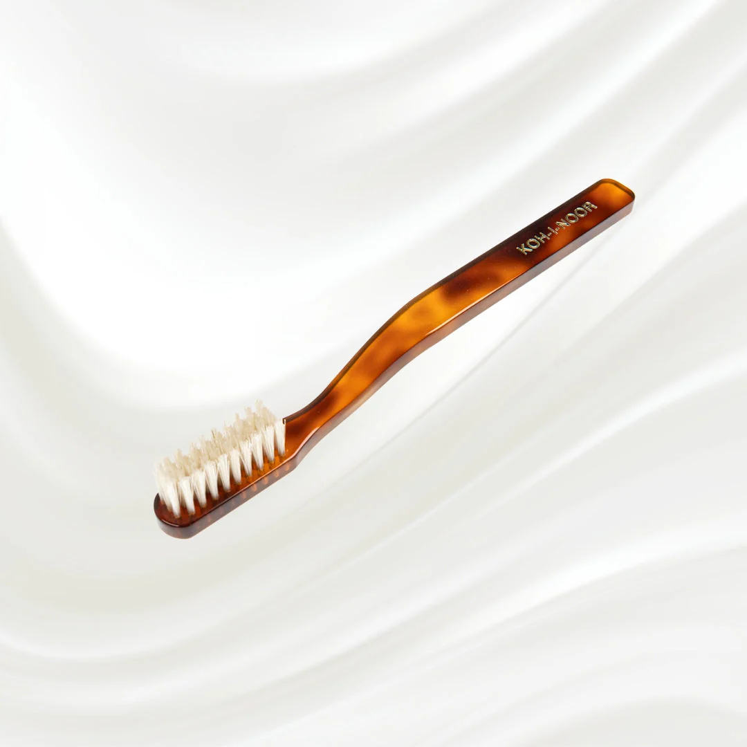 Jaspè Natural Bristle Toothbrush - Eco-Friendly Cellulose Acetate Handle - Image 3