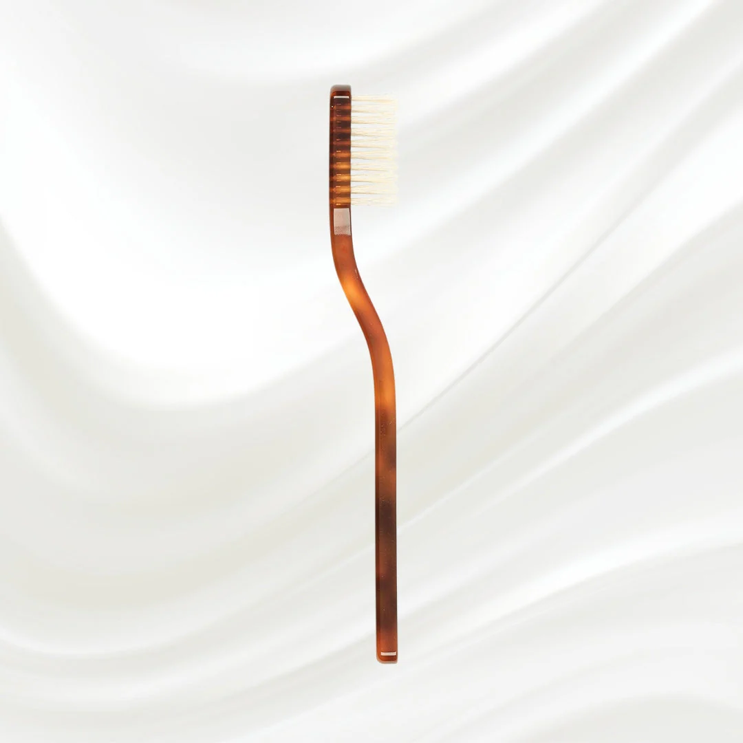 Jaspè Natural Bristle Toothbrush - Eco-Friendly Cellulose Acetate Handle - Image 5