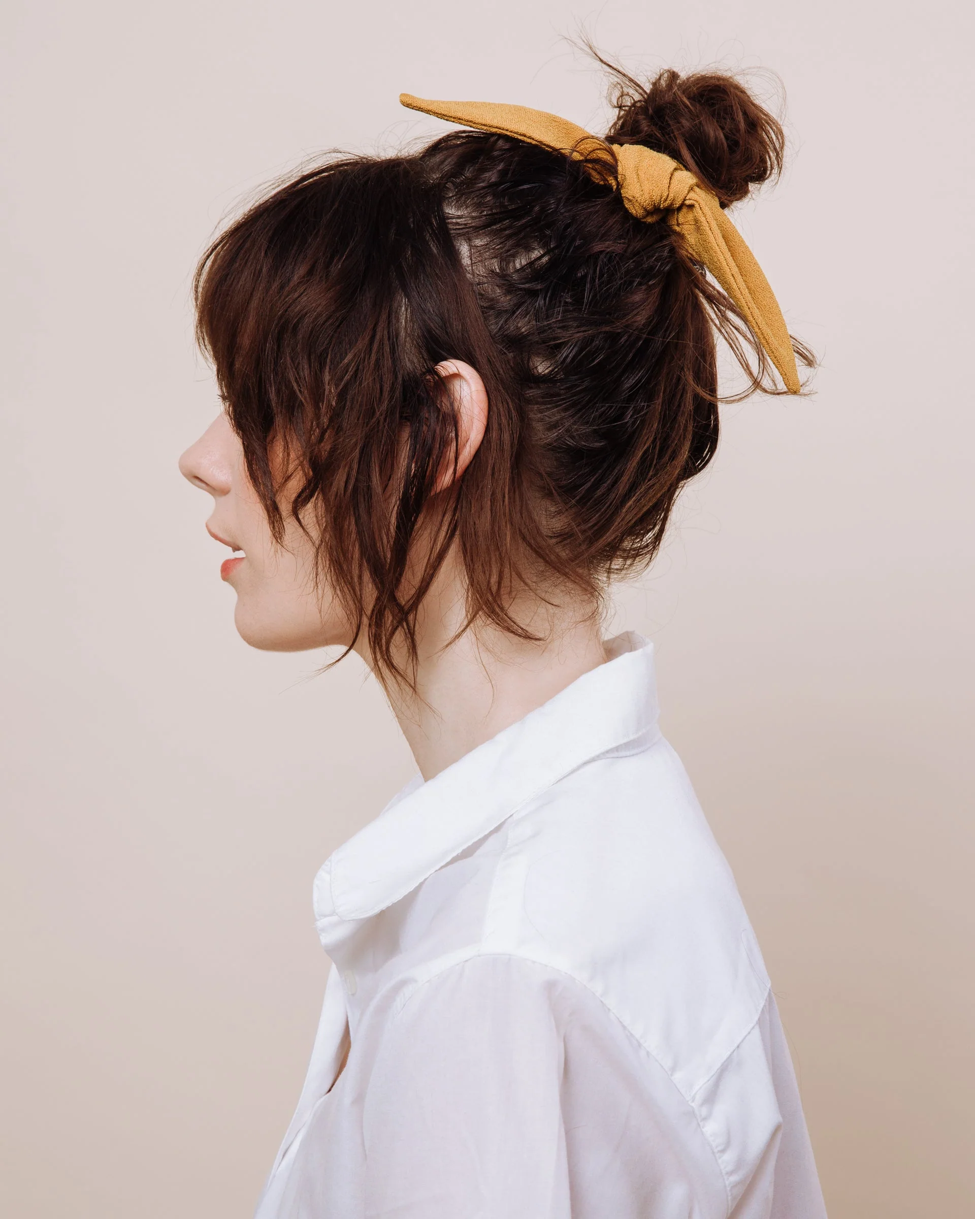 Jolene Mustard - Scrunchie Tie - Image 2