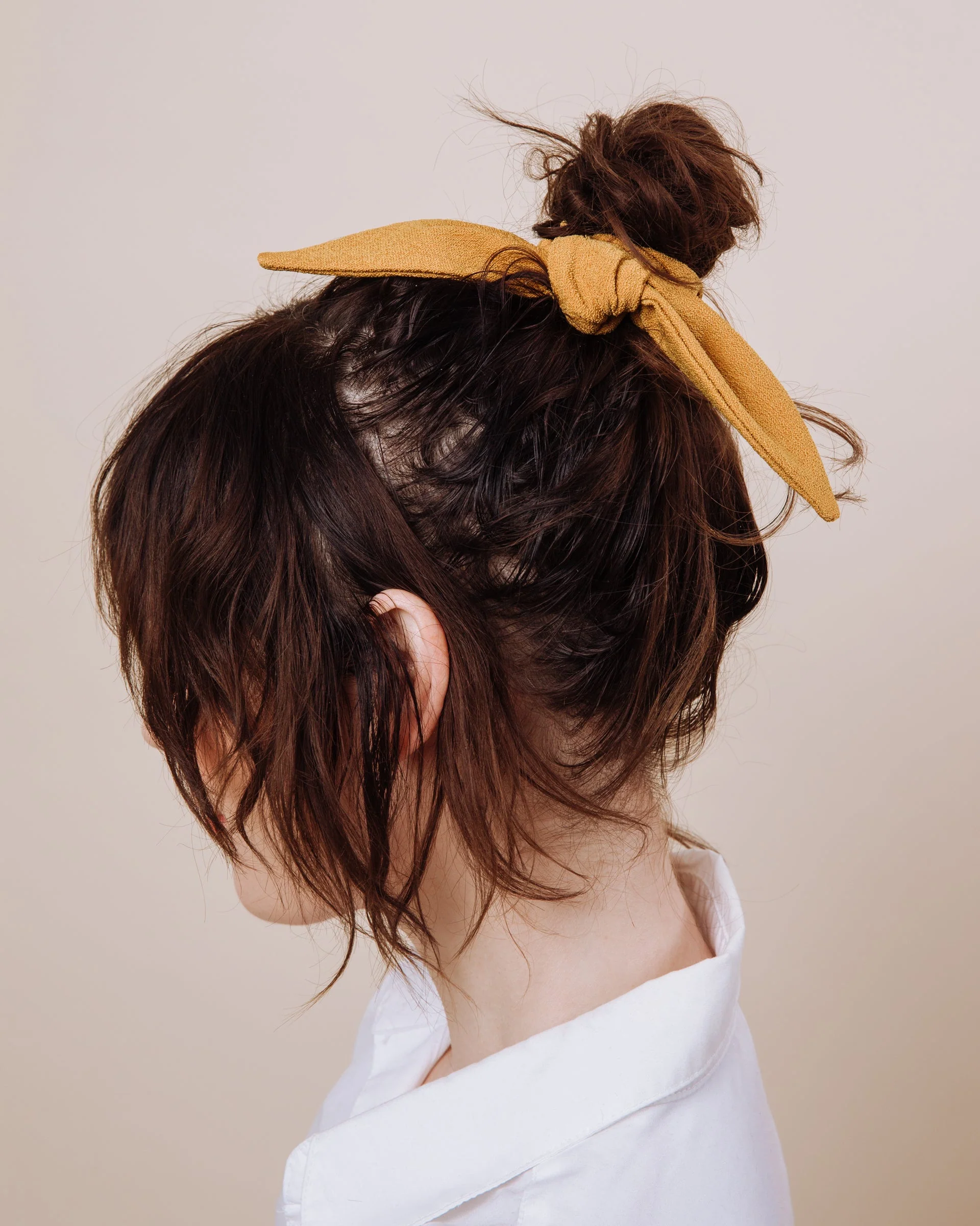 Jolene Mustard - Scrunchie Tie - Image 4