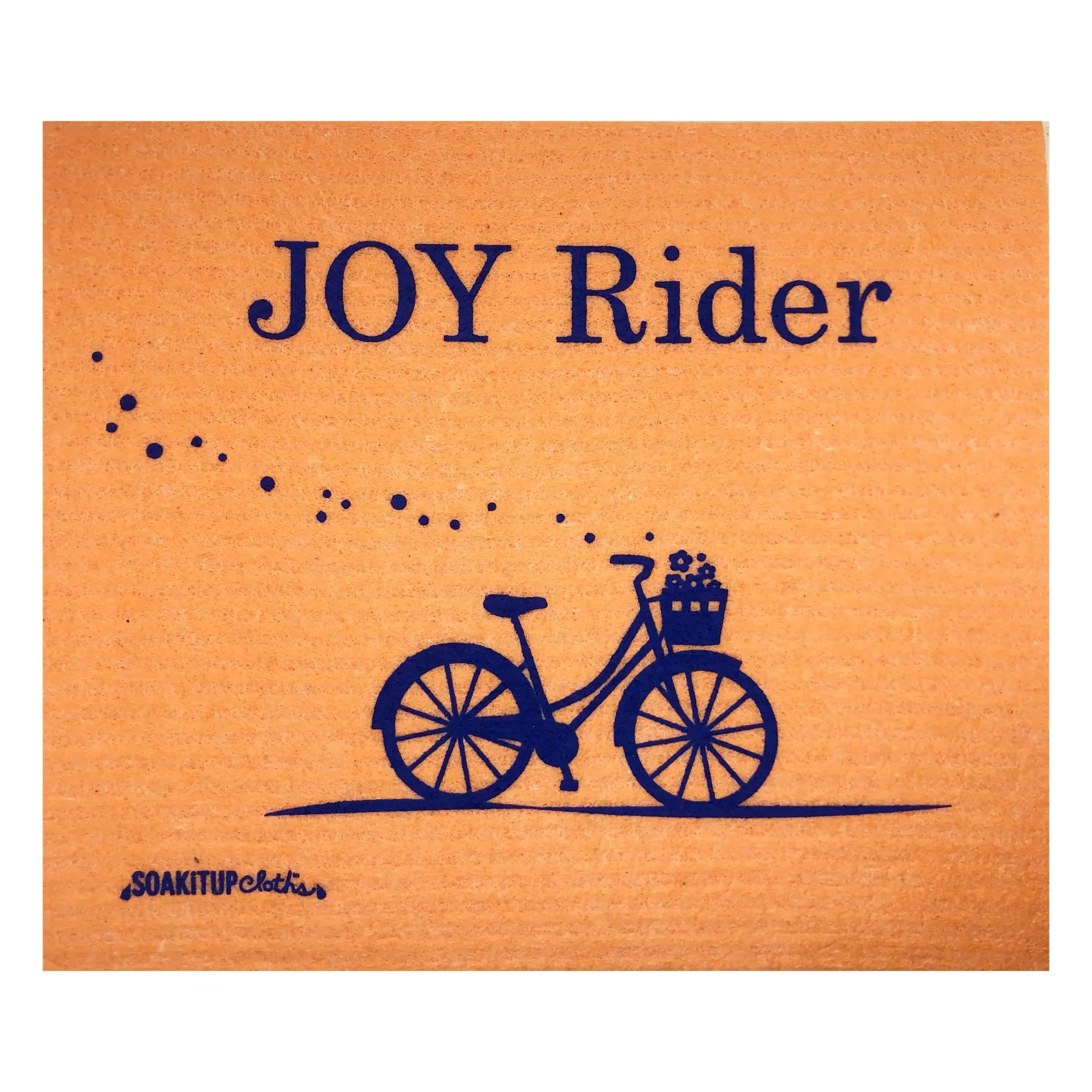 Joy Rider Bicycle Swedish Dishcloth – Eco Gift for Cyclists | Soak iT Up