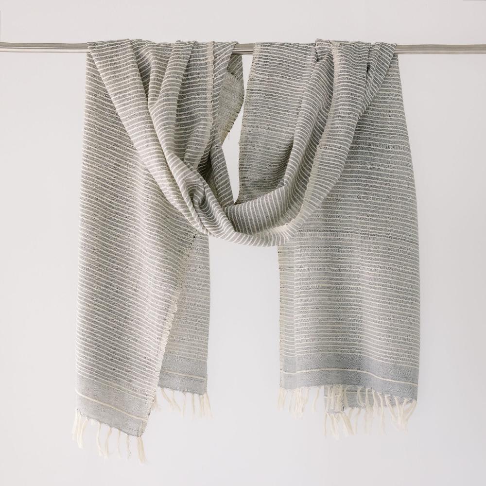 Judith Handwoven Ethiopian Cotton Shawl - Image 11