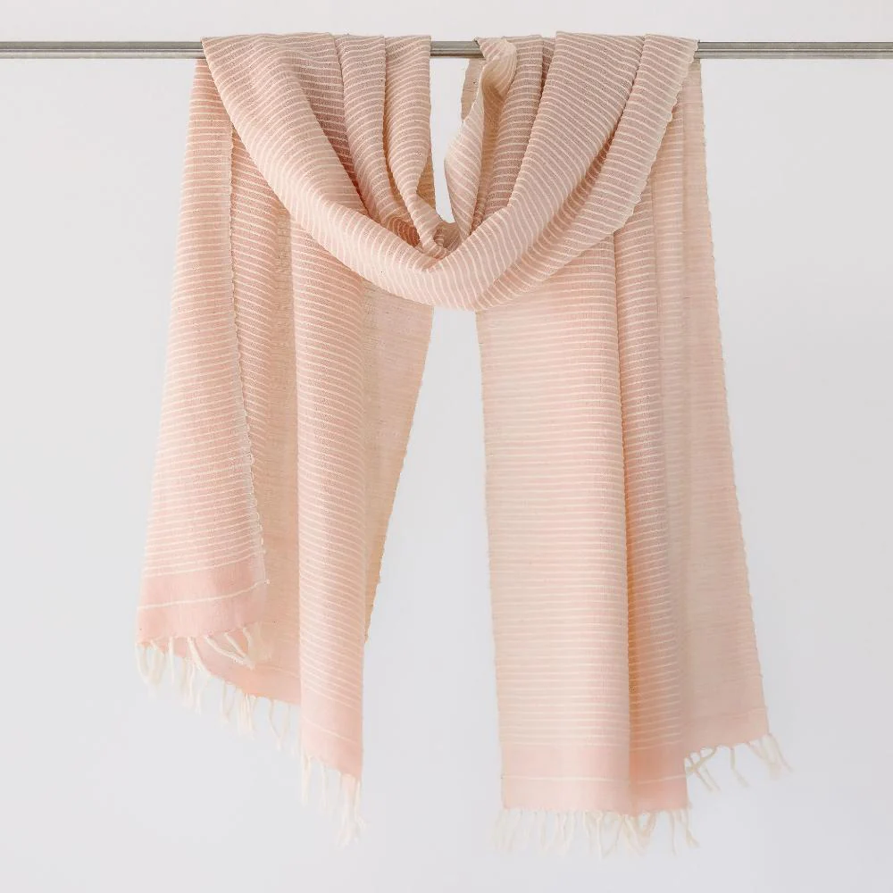 Judith Handwoven Ethiopian Cotton Shawl - Image 12