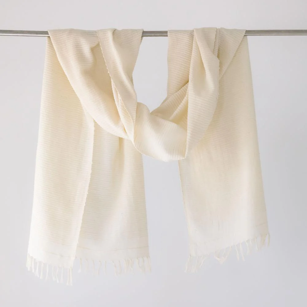 Judith Handwoven Ethiopian Cotton Shawl - Image 14