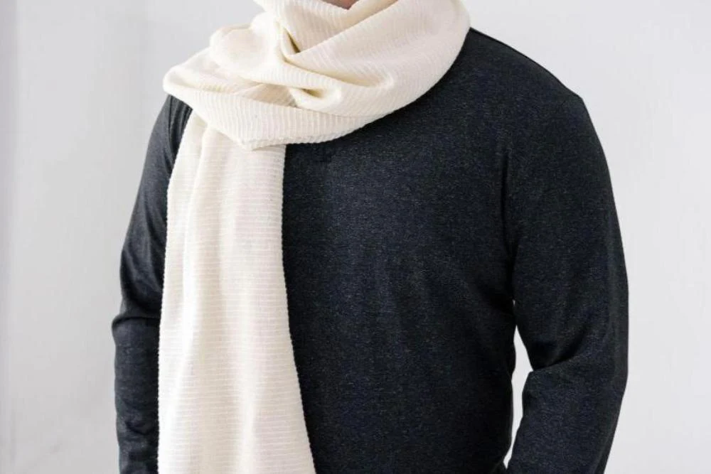 Judith Handwoven Ethiopian Cotton Shawl - Image 7
