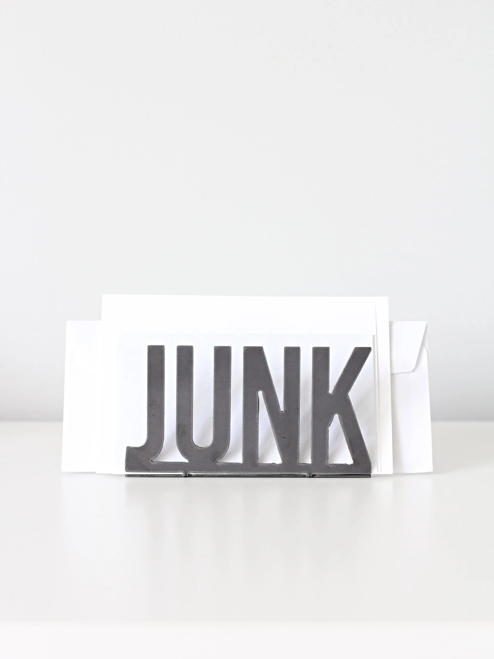 Junk Mail Modern Metal Mail Holder - Image 3