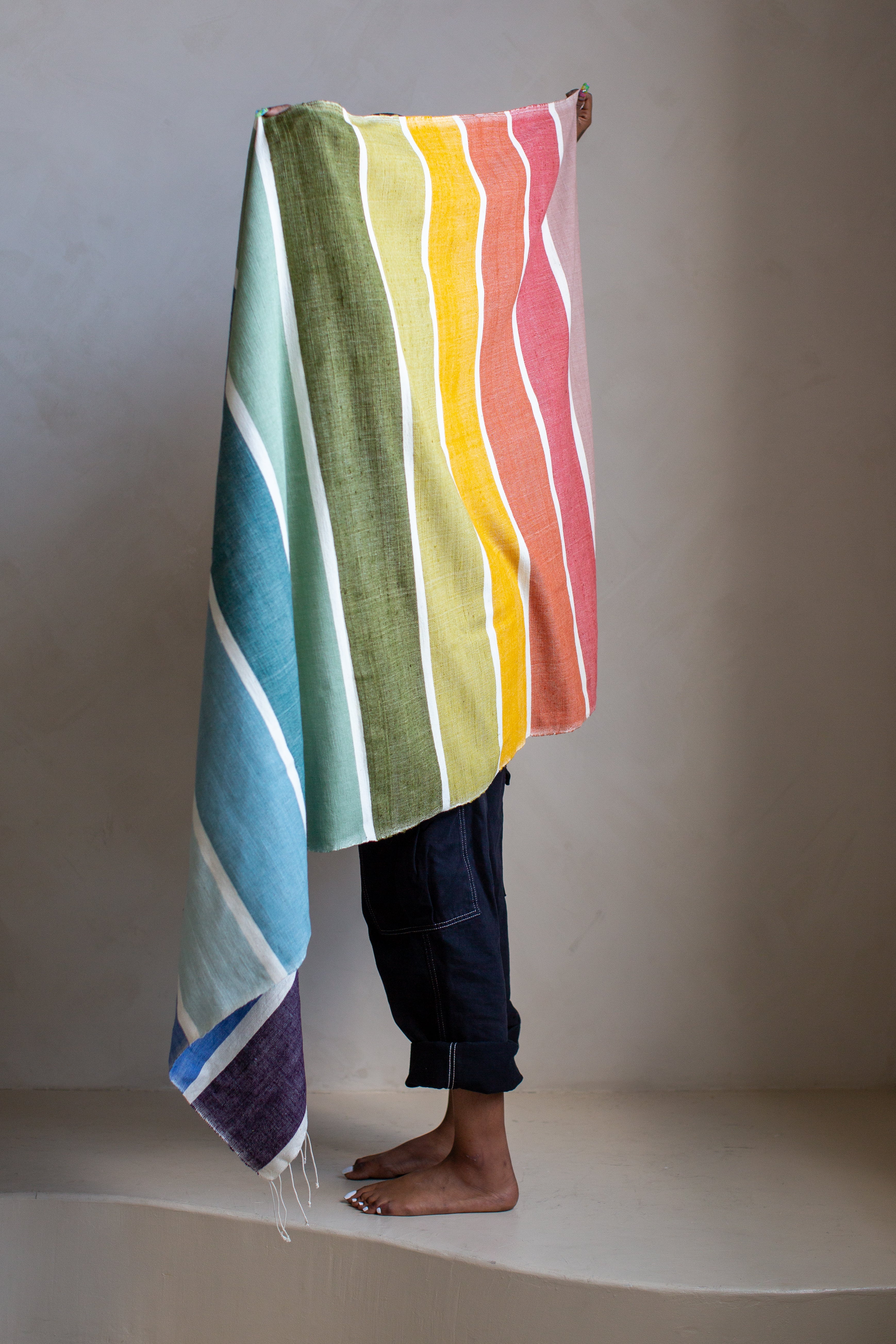 Kalam Handwoven Ethiopian Cotton Bath Towel - Image 3