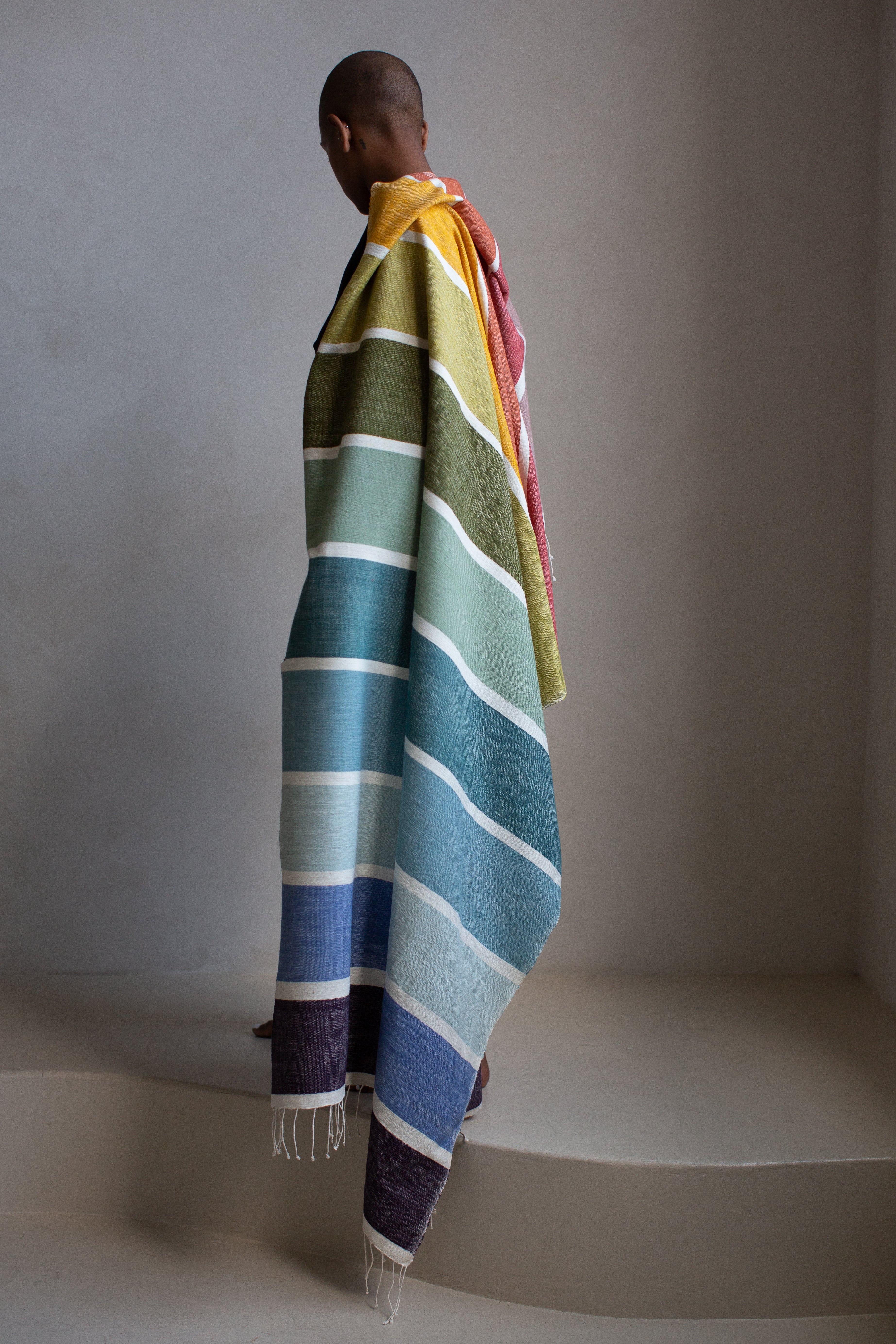 Kalam Handwoven Ethiopian Cotton Bath Towel - Image 5