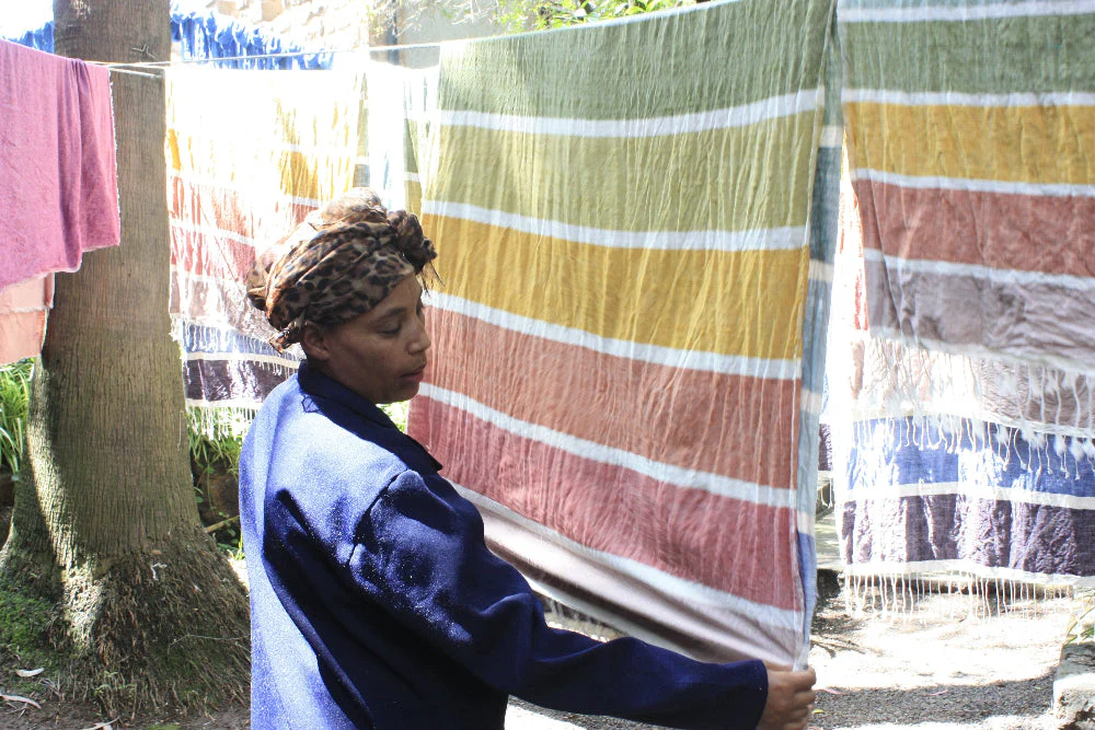Kalam Handwoven Ethiopian Cotton Bath Towel - Image 8
