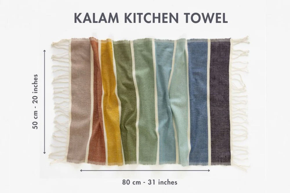 Kalam Handwoven Ethiopian Cotton Hand Towel - Image 7