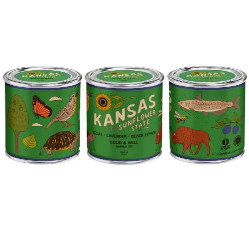 Kansas State Candle - Image 2