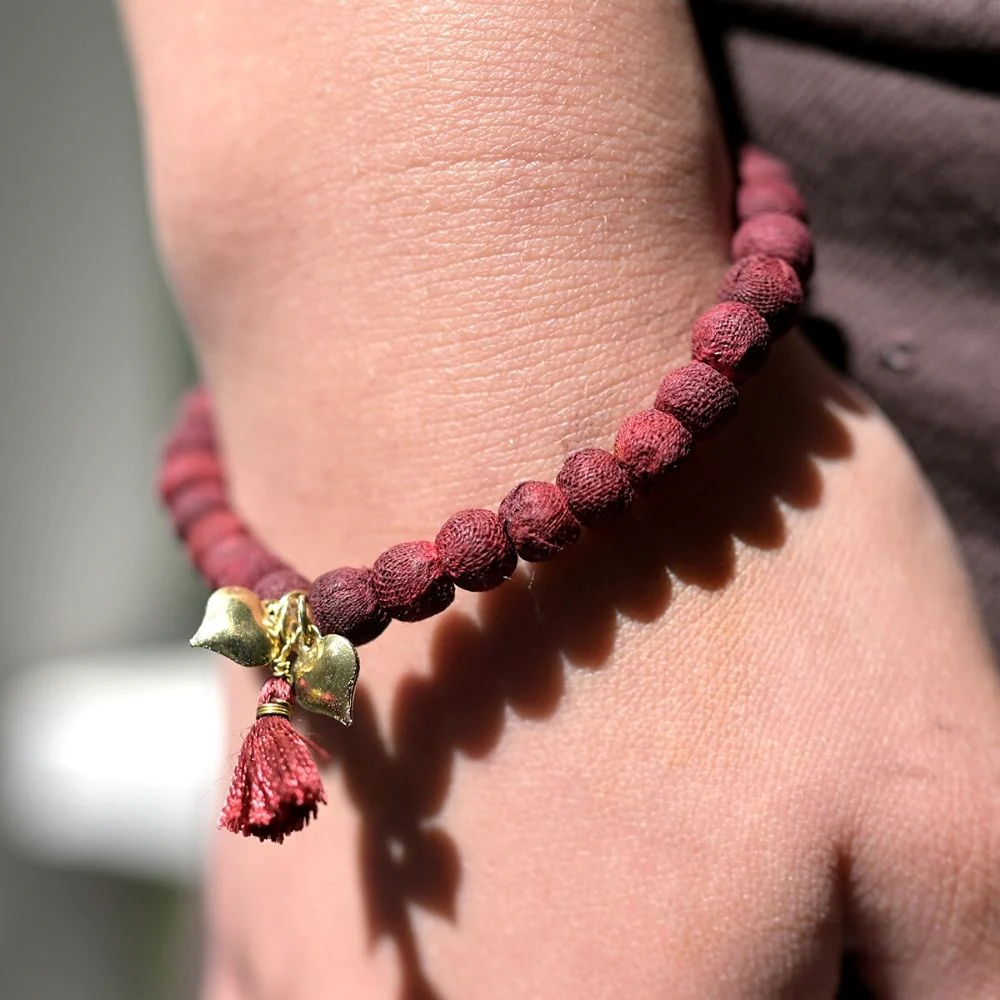 Kantha Connection Bracelet - Love - Image 2