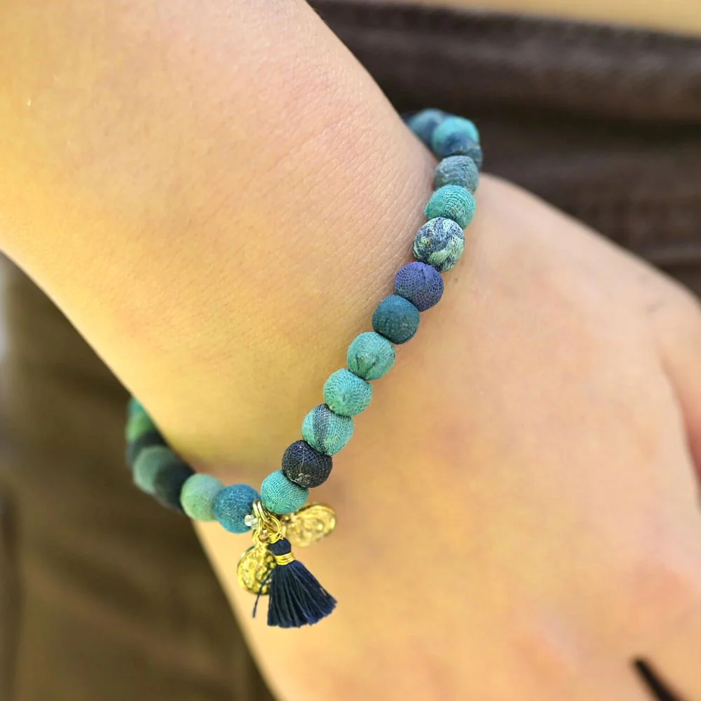 Kantha Connection Bracelet - Serenity - Image 2