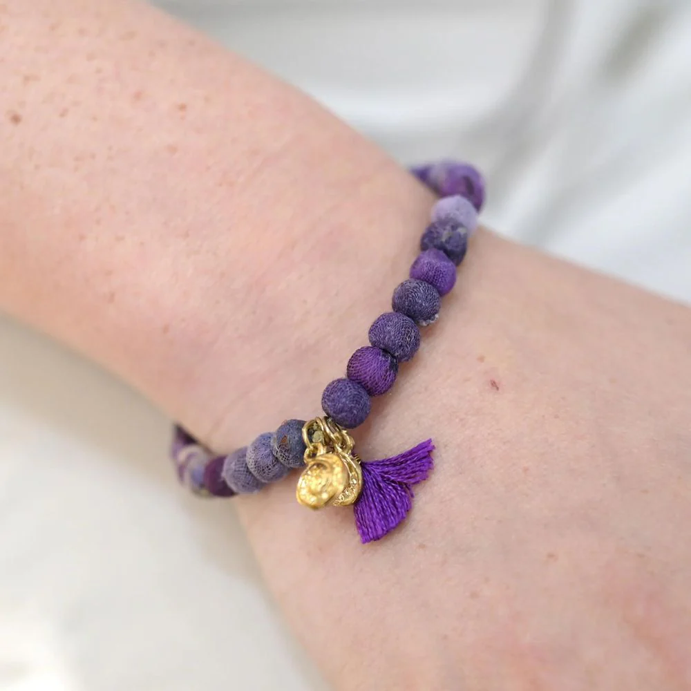 Kantha Connection Bracelet - Wisdom - Image 2