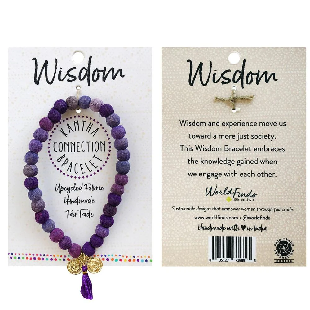 Kantha Connection Bracelet - Wisdom - Image 3