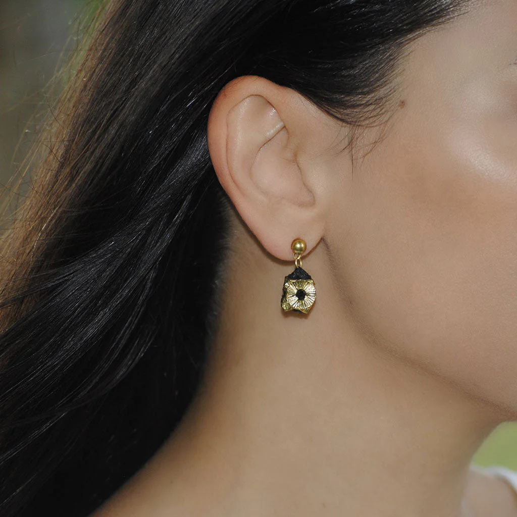Keya Flower Earrings - Image 2