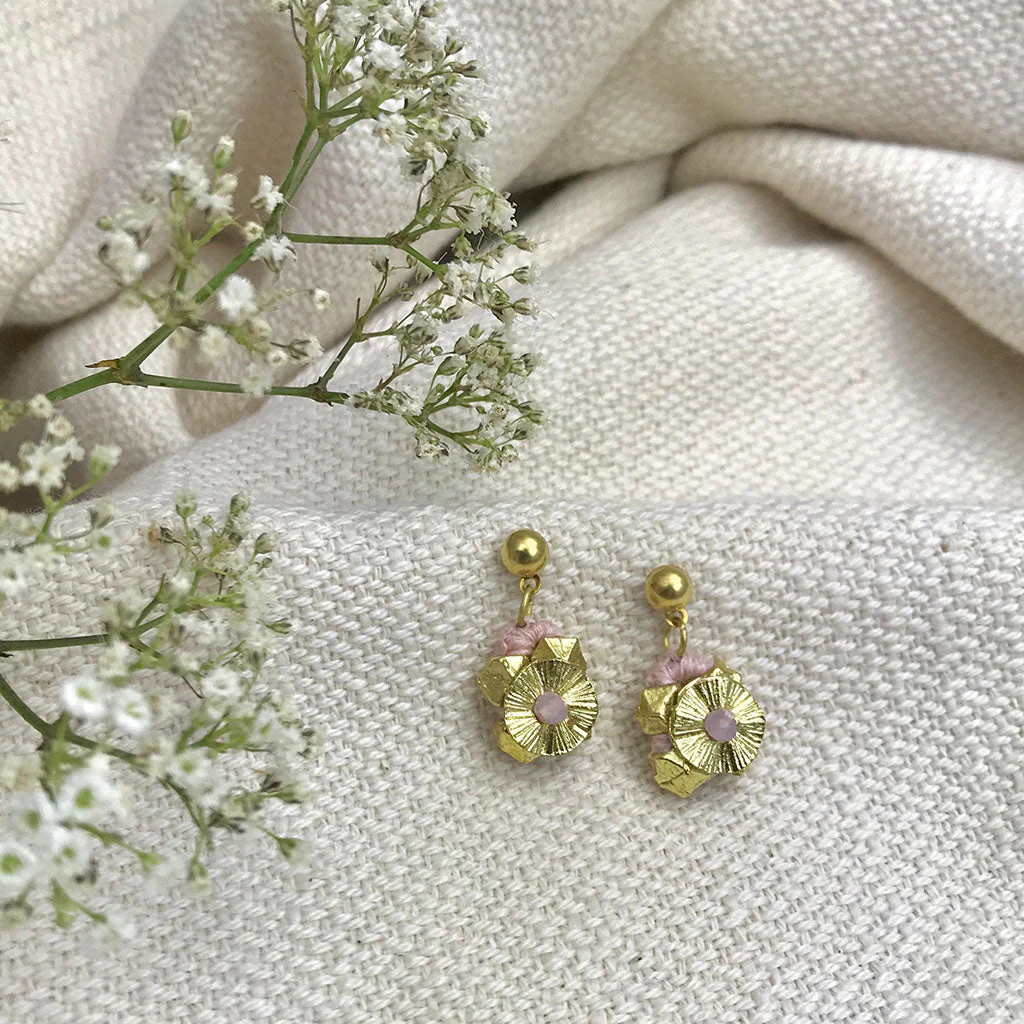 Keya Flower Earrings - Image 8