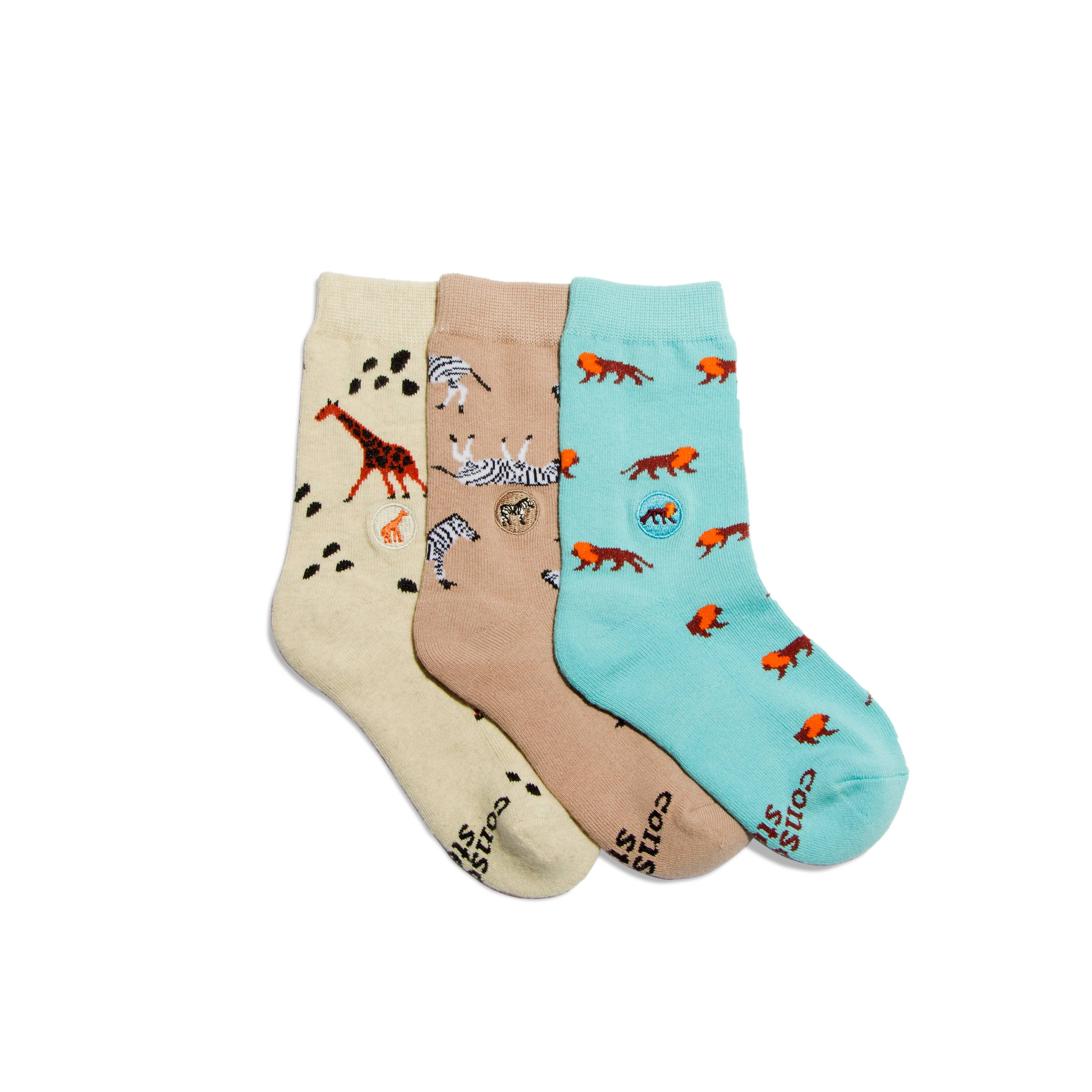 Kids Safari Socks Gift Set (Protect Wildlife) - Image 3