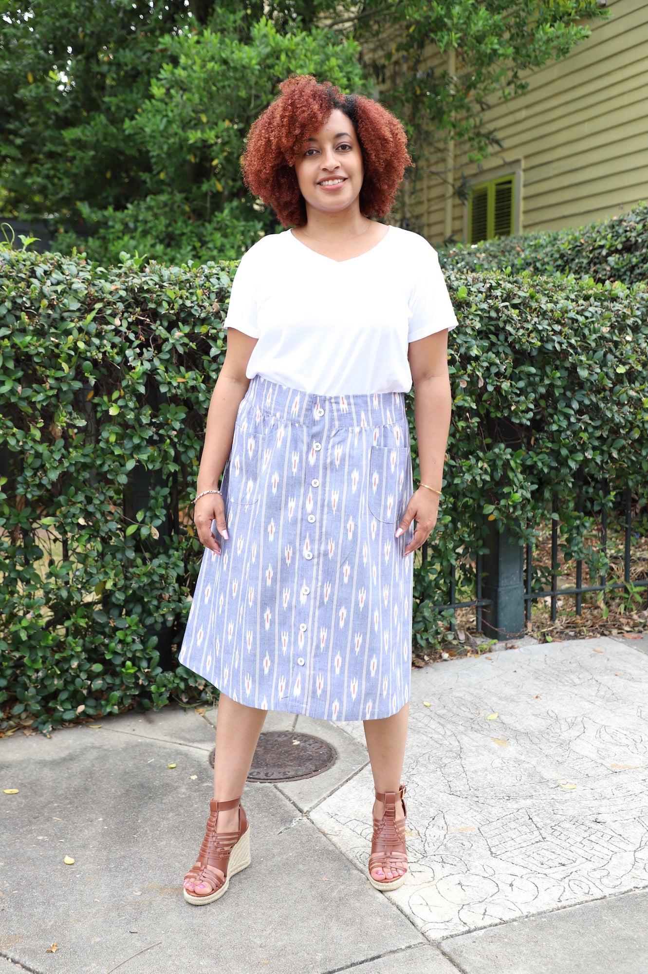 Kimaya Button Skirt - Image 2