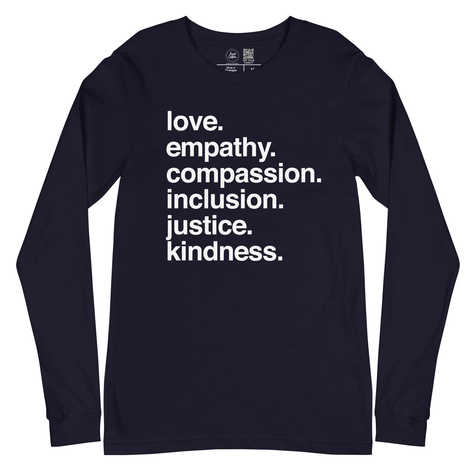 'Kindness Is' Classic Long Sleeve - Image 3