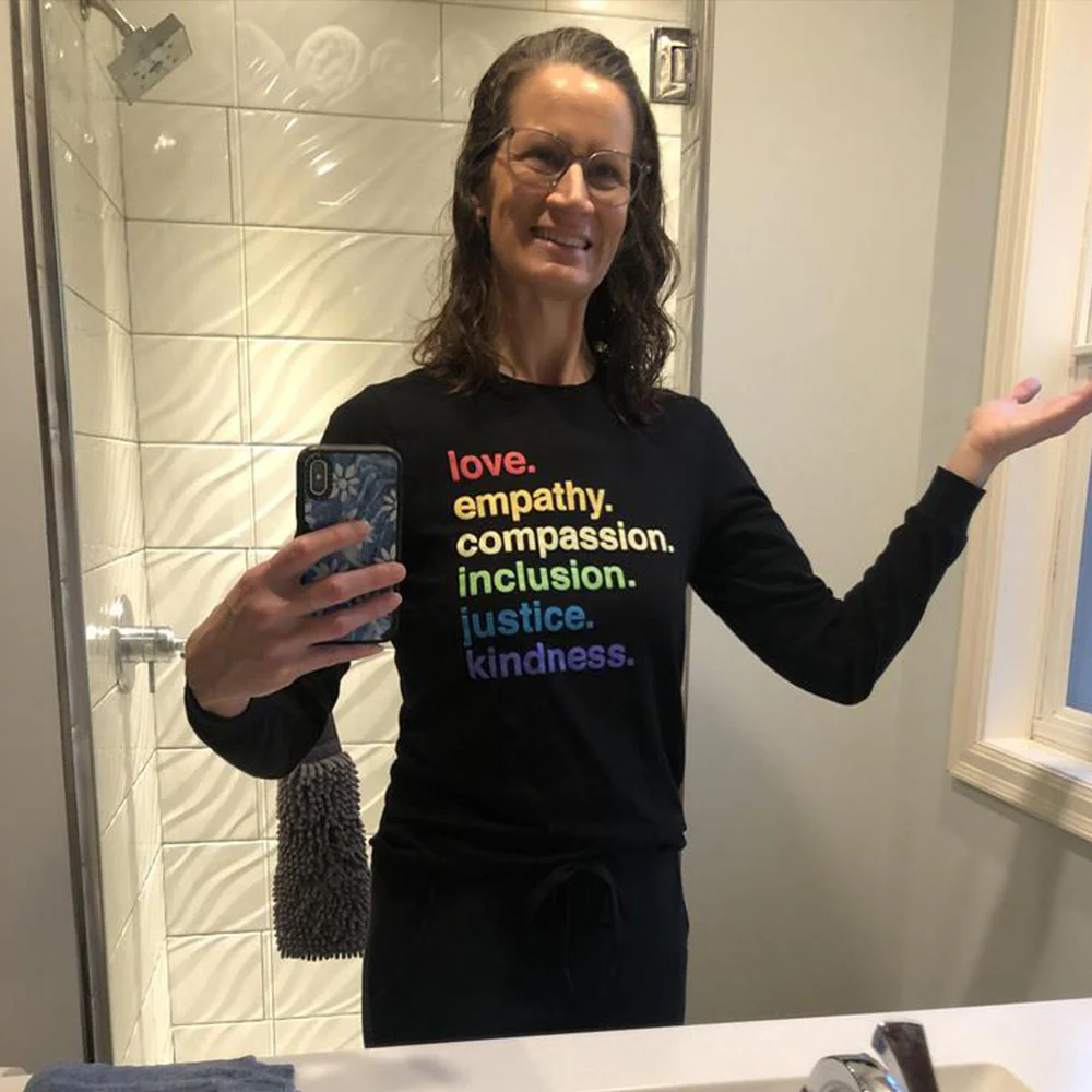 'Kindness Is' Pride Classic Long Sleeve - Image 6