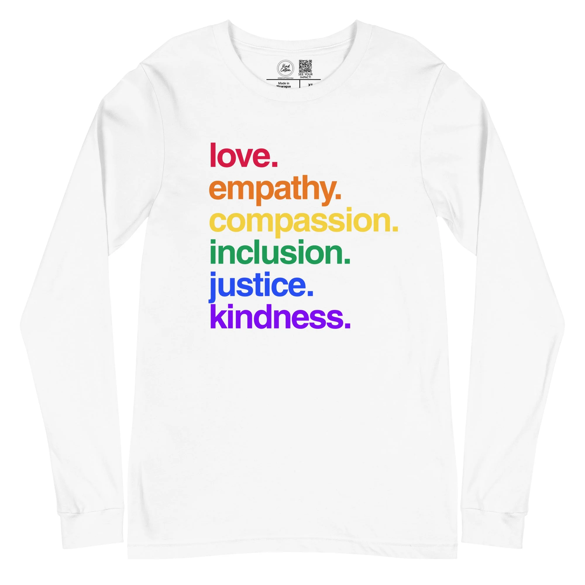 'Kindness Is' Pride Classic Long Sleeve - Image 8