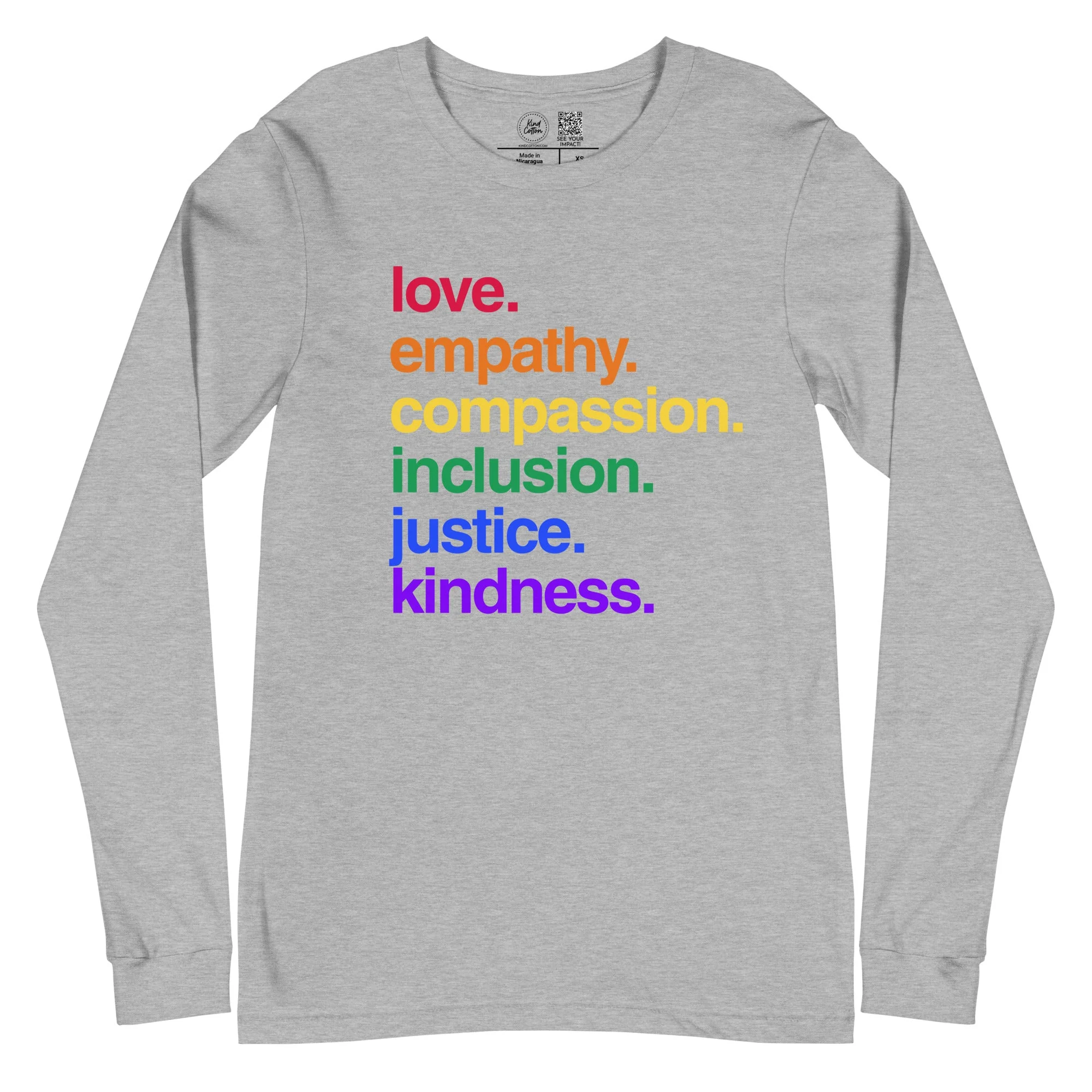 'Kindness Is' Pride Classic Long Sleeve - Image 9
