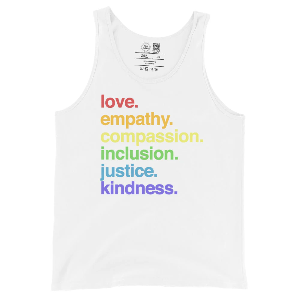 'Kindness is' Pride Classic Tank - Image 3