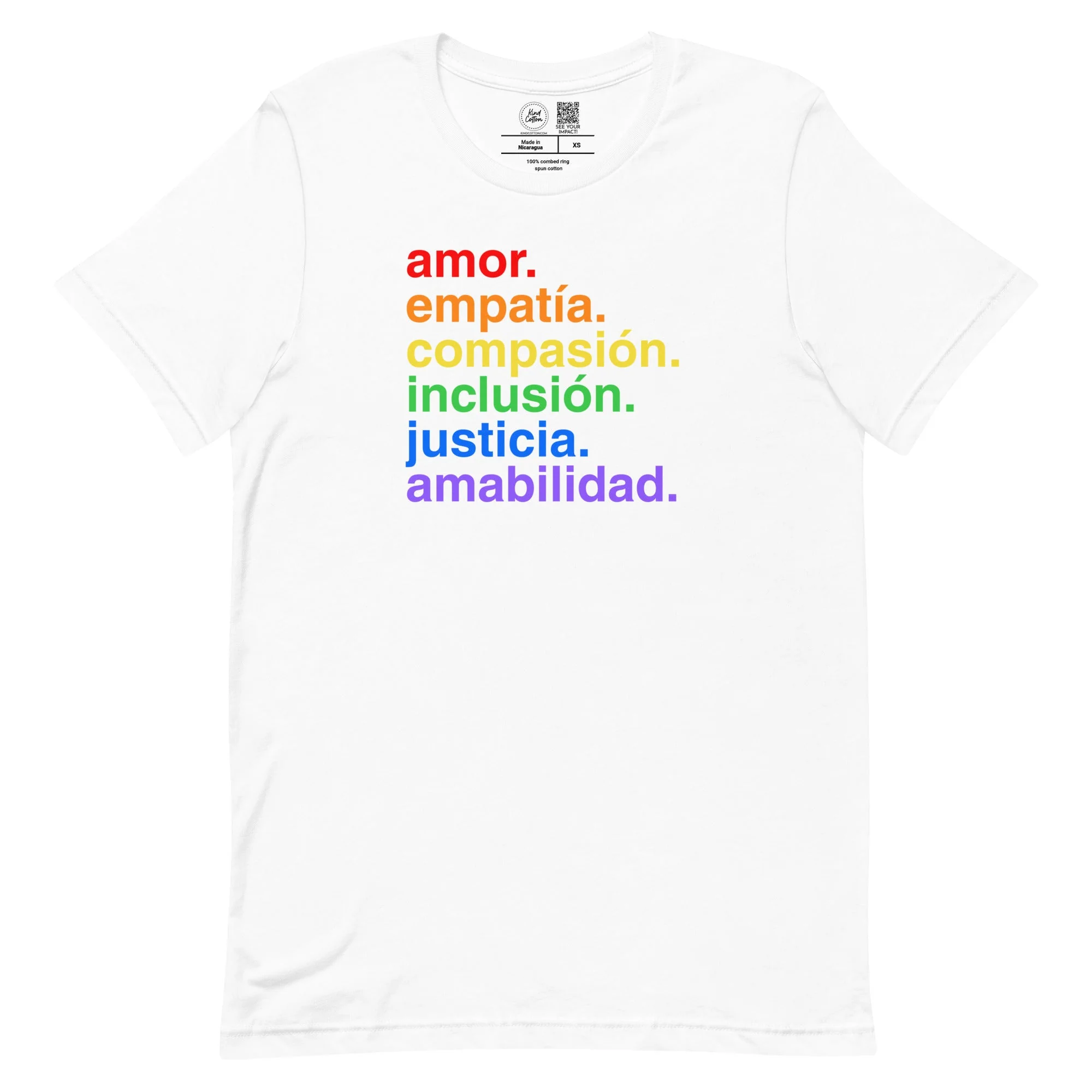 'Kindness Is' Pride en Español Classic Tee - Image 3