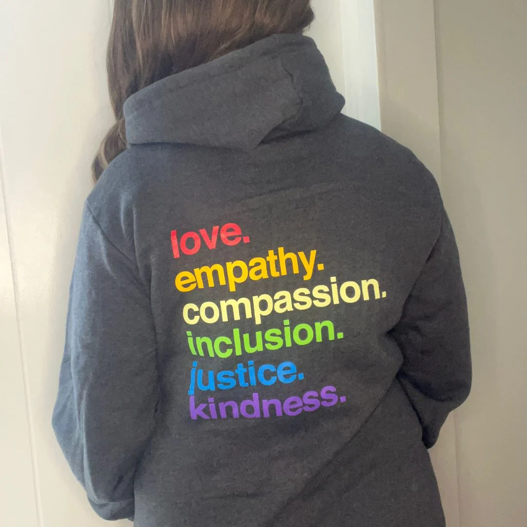 'Kindness Is' Pride Full Zip Fleece - Image 2