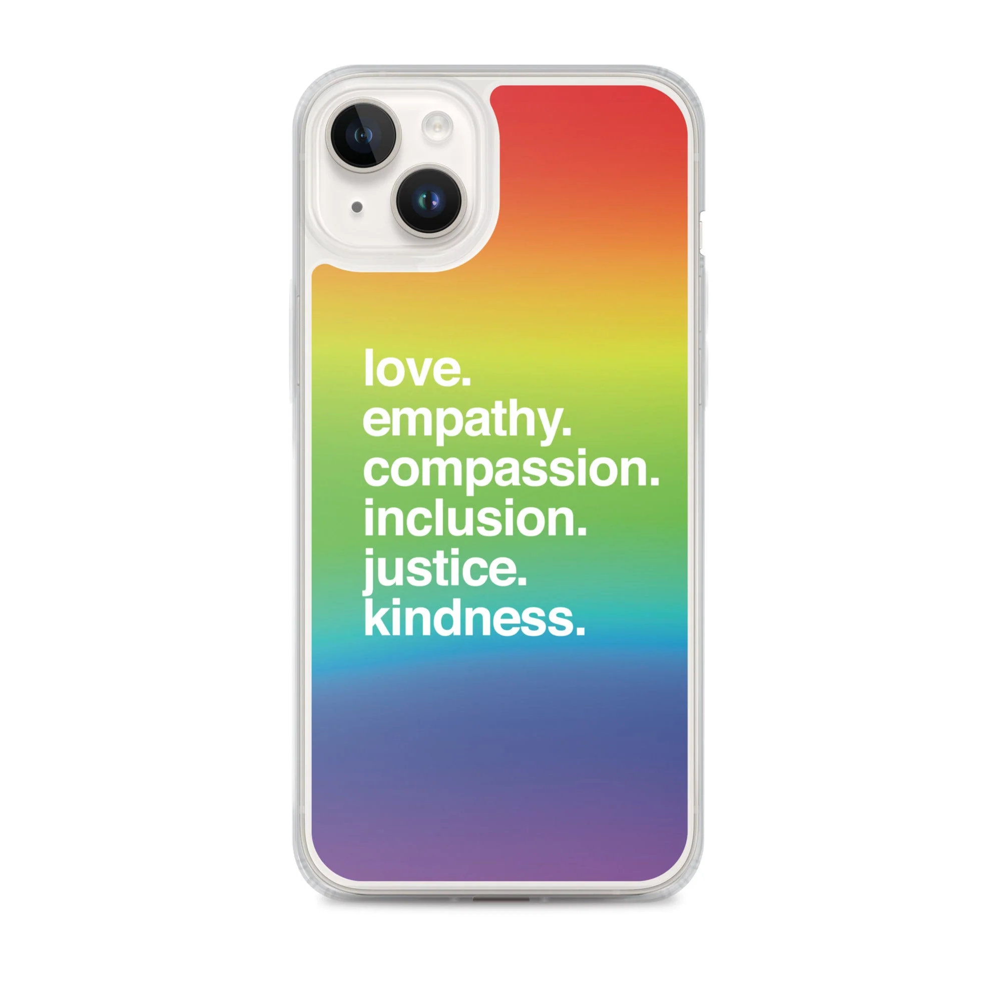 'Kindness Is' Pride iPhone Case - Image 24