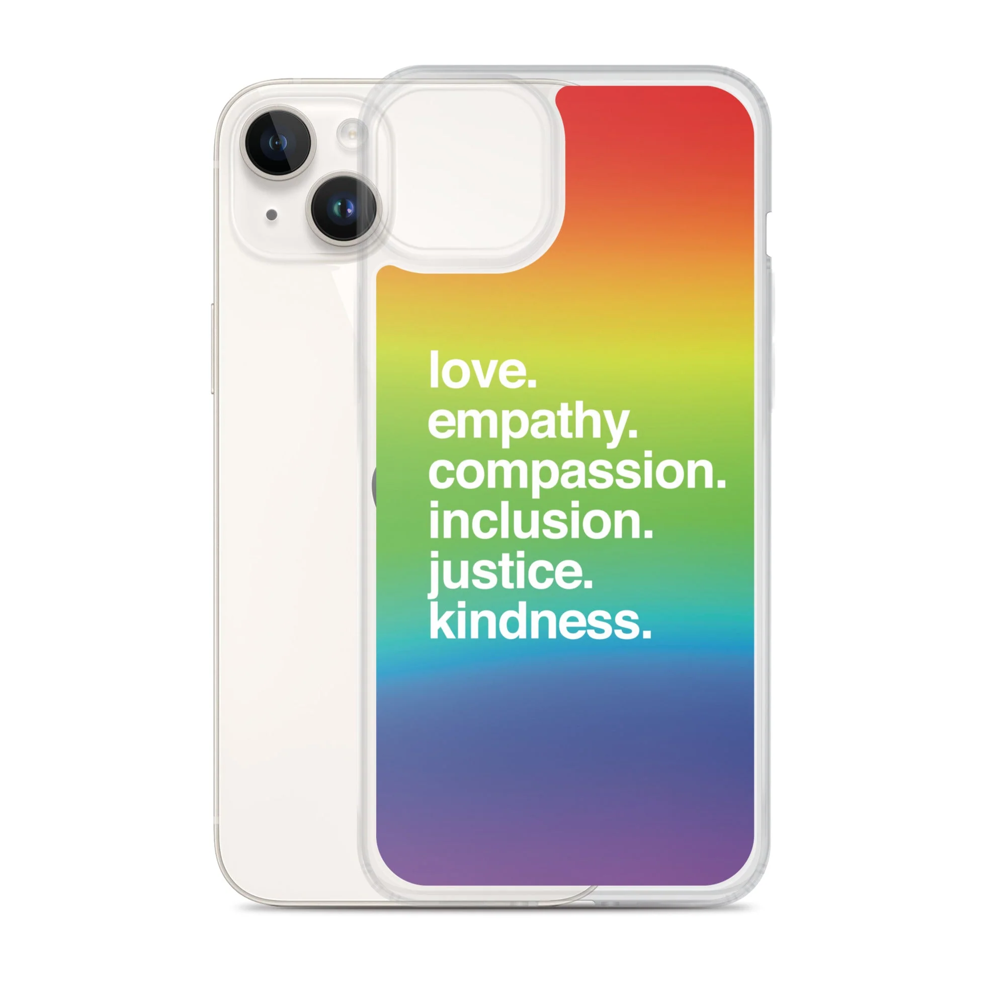 'Kindness Is' Pride iPhone Case - Image 25