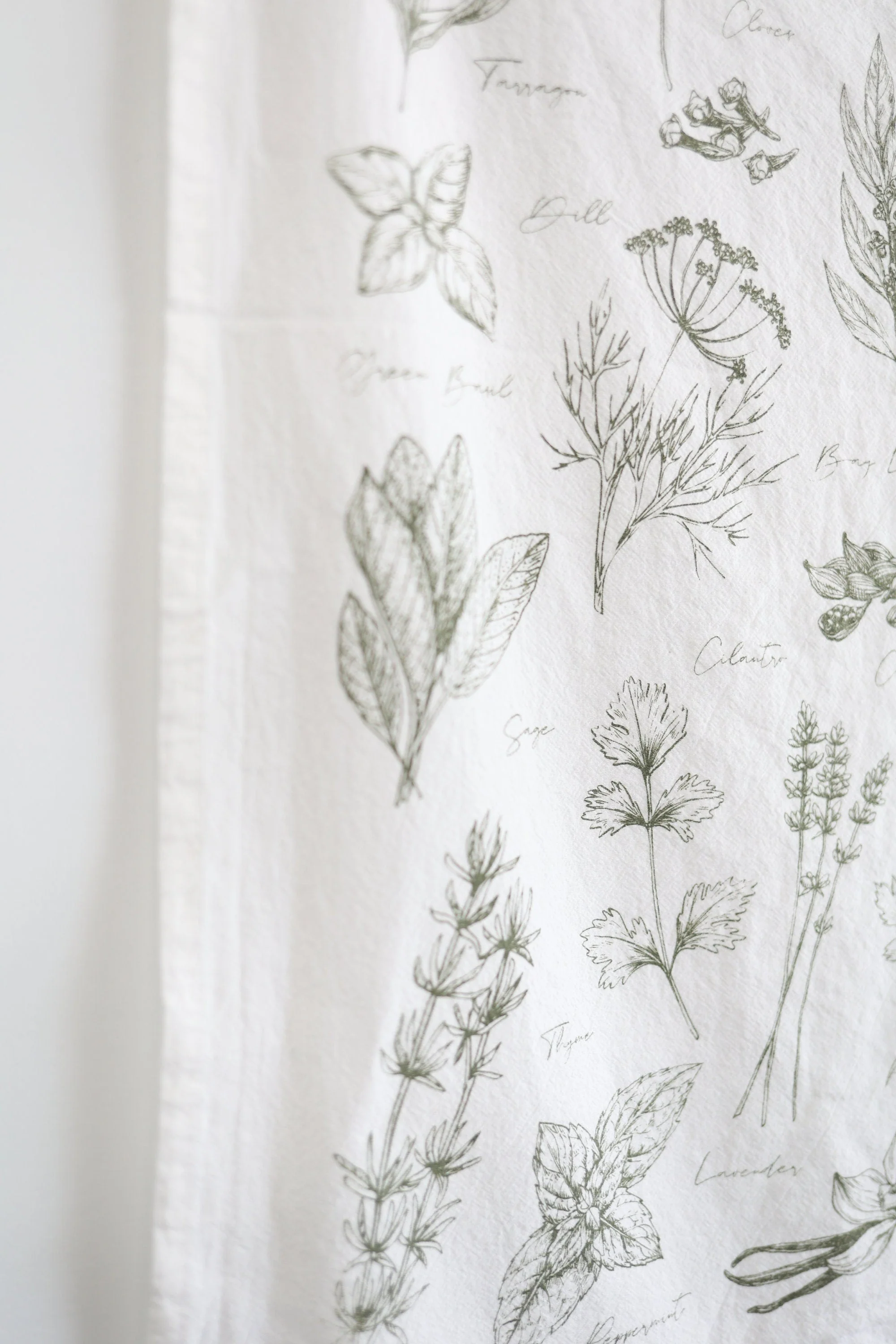 Kitchen Herbs Tea Towel - Image 4